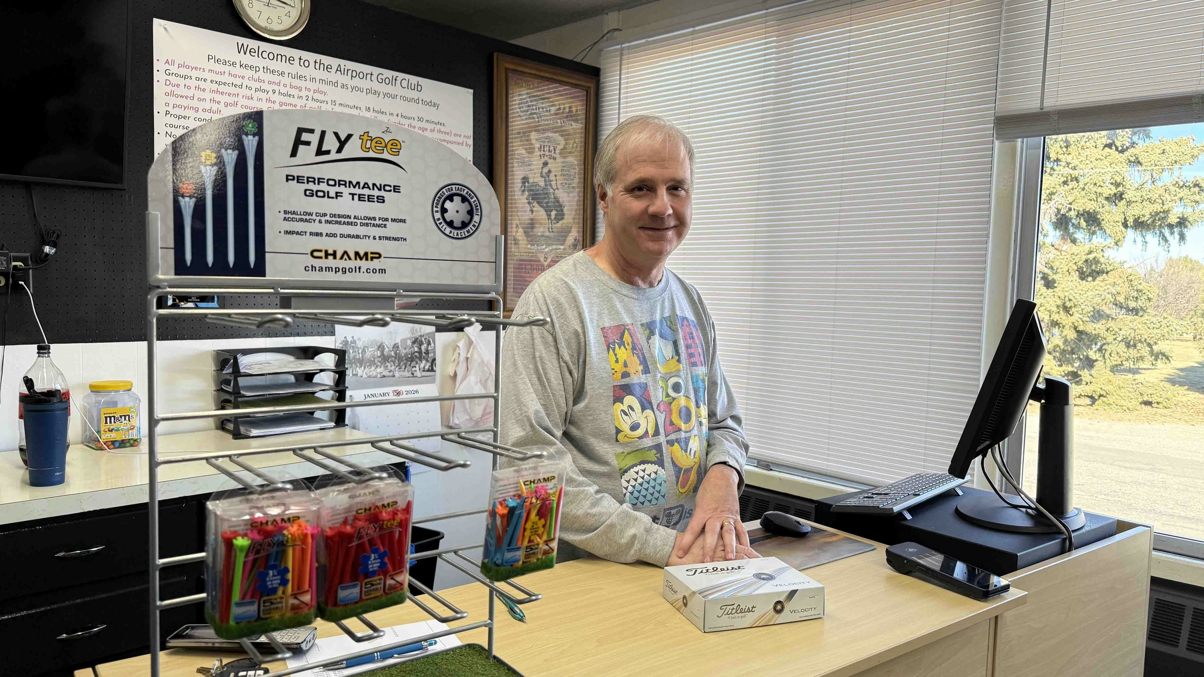 Mike Lepore is the golf pro at the Airport Golf Course in Cheyenne.