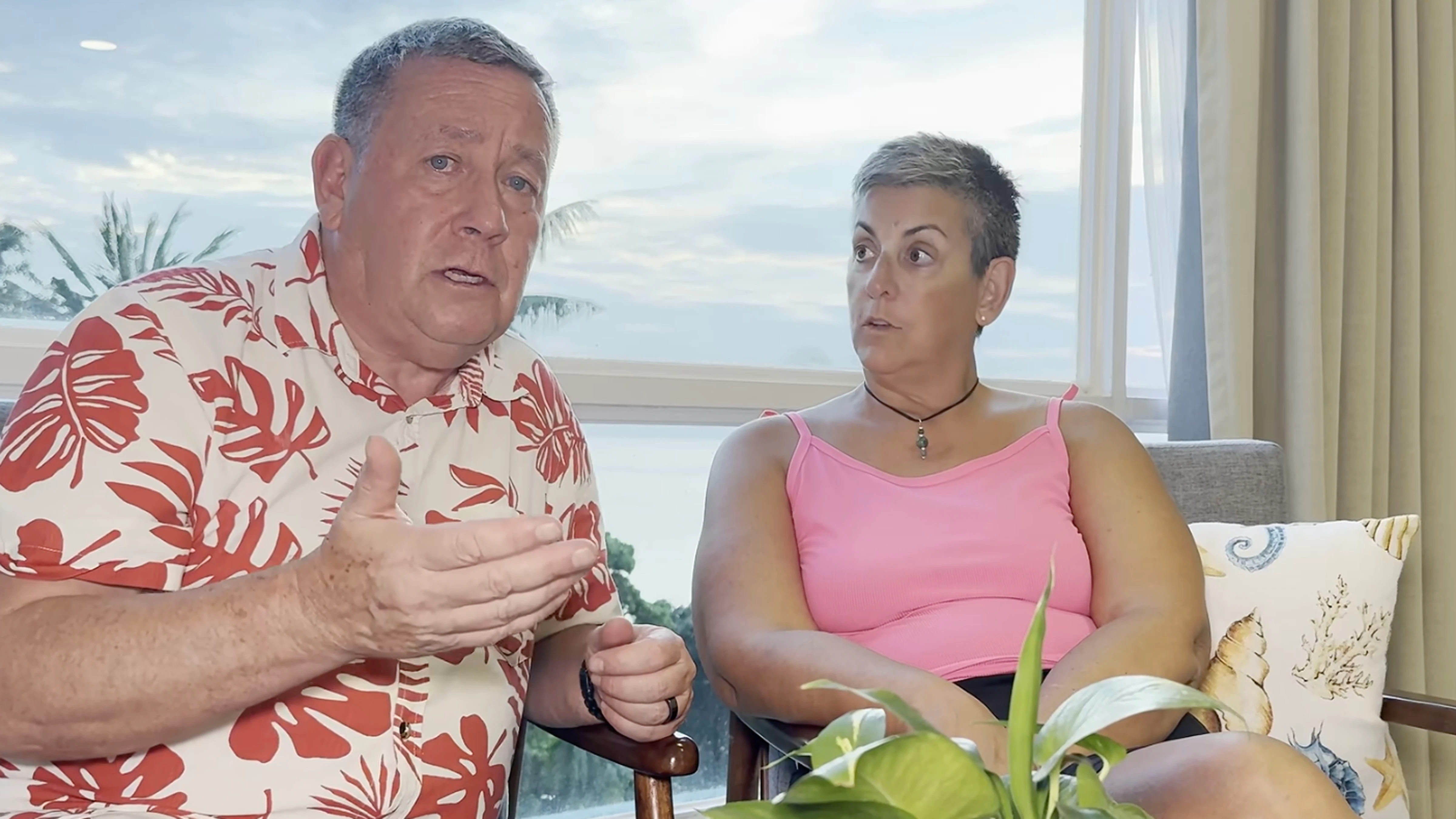 Paul and Lynn Montoya of Laramie, Wyoming, talk about abruptly being kicked off the cruise ship they were living on in Cambodia.