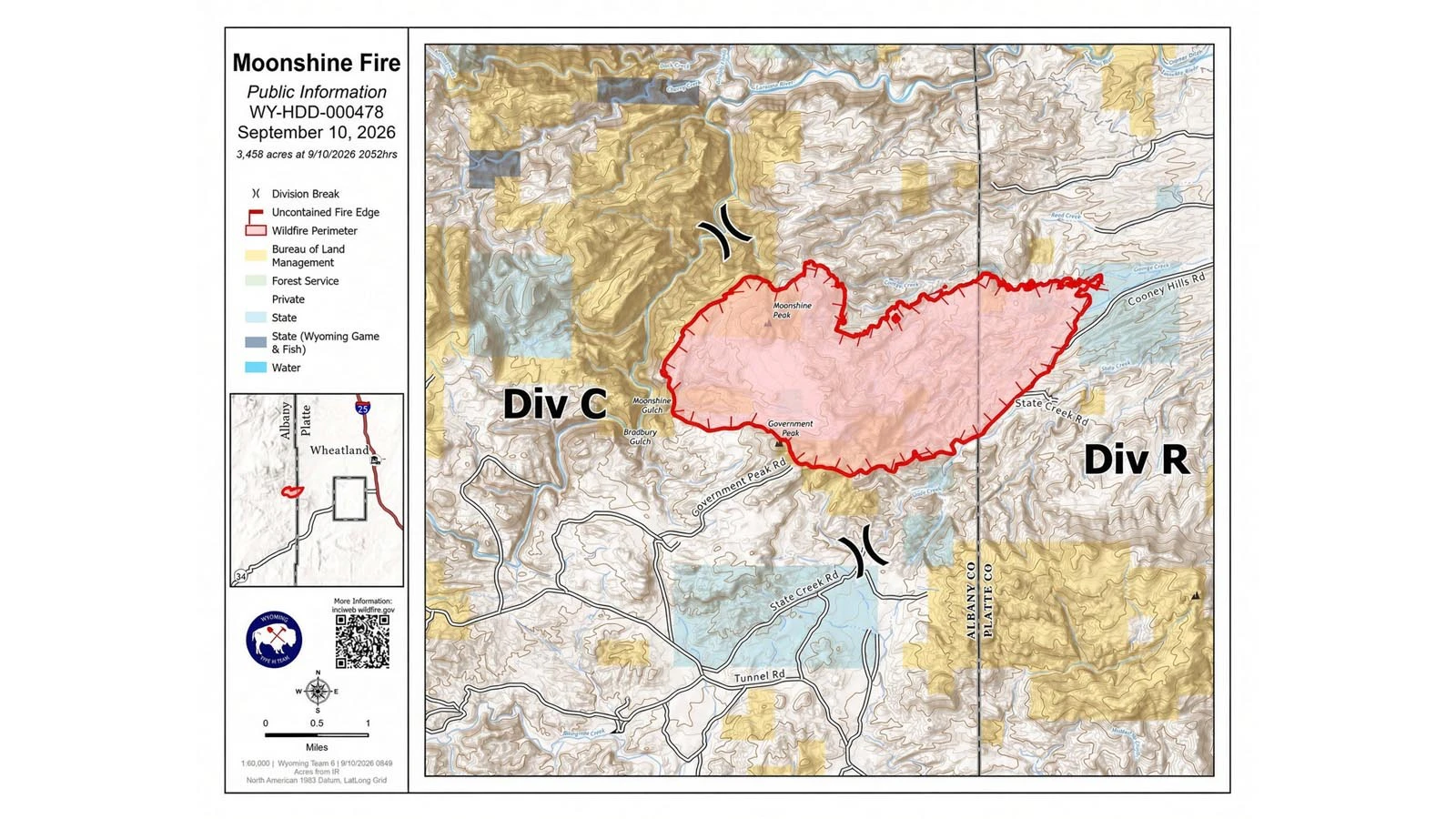 Moonshine Fire map