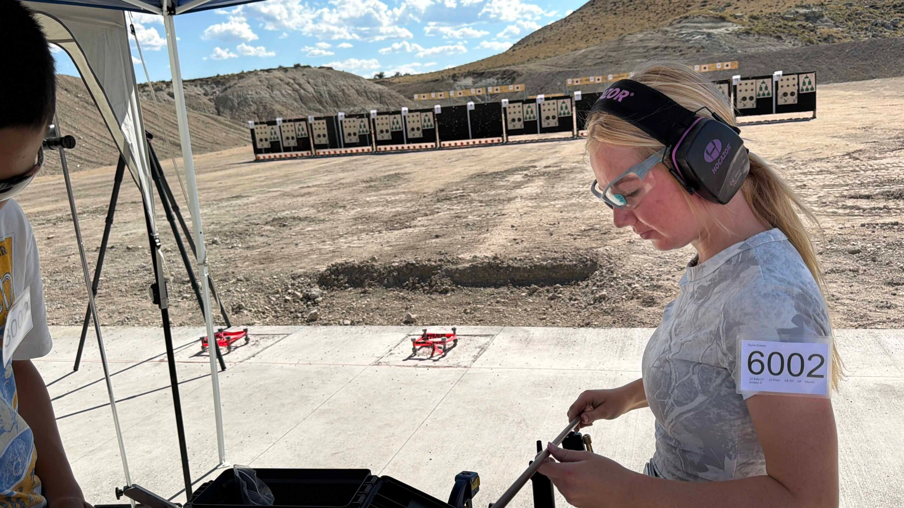 Taylor Kimzey of Albany County loves the targets and how fun it is to hit the gong in muzzleloader. The shooting sport dates back to the 1600s and 85 4H kids competed at the Wyoming State Shoot in Douglas this year in muzzleloader.