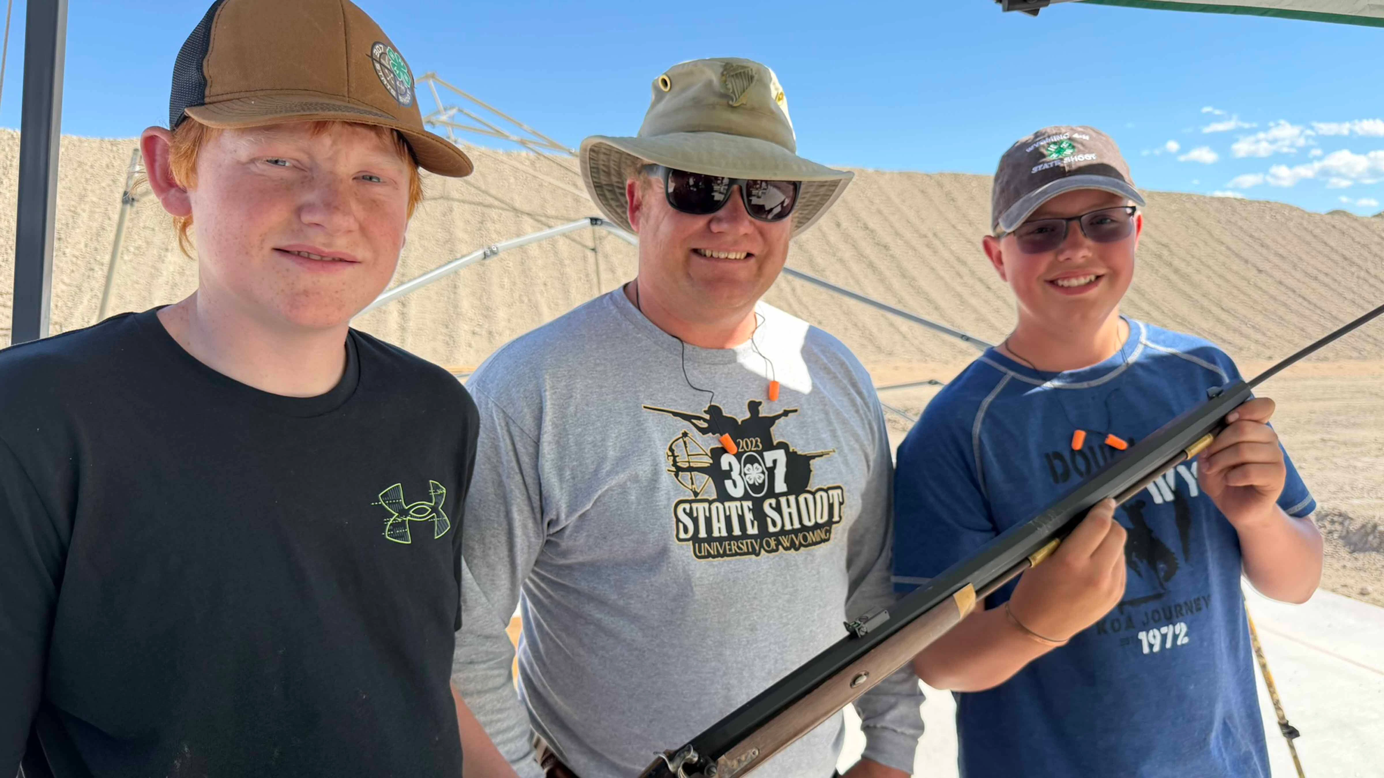 Kevin Reddy currently coaches four 4H kids from Laramie County in muzzleloader. He first tried the shooting sport 30 years during a Civil War Reenactment and has been hooked ever since.