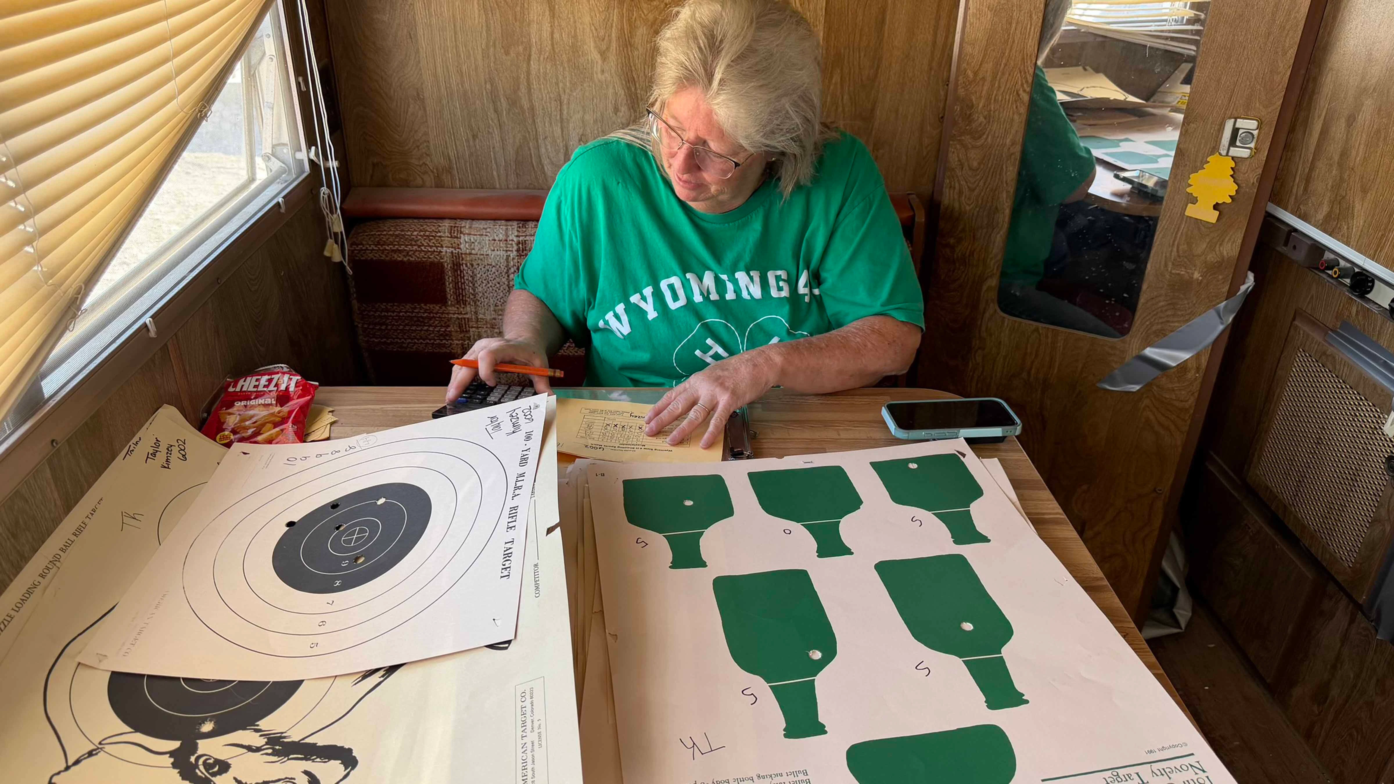Angie Kenan has raised her children shooting muzzleloaders and now is one of the organizers for the muzzleloader competition at the Wyoming State Shoot in Douglas.