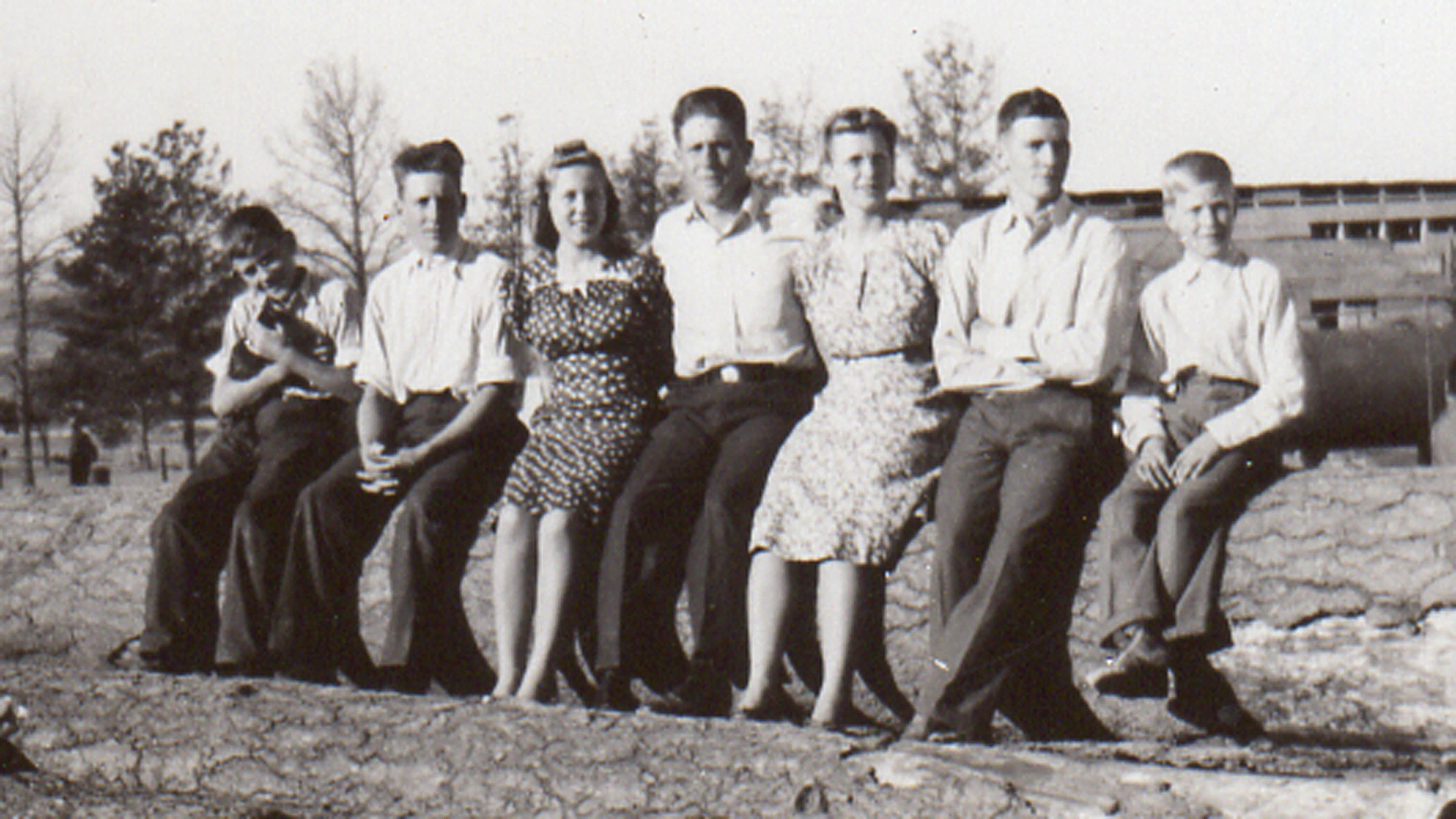 The Nieman family siblings in 1941 with James S. Neiman, the youngest at right.