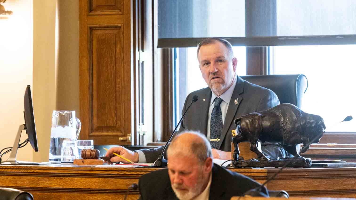 Wyoming House Speaker Chip Neiman, R-Hulett.