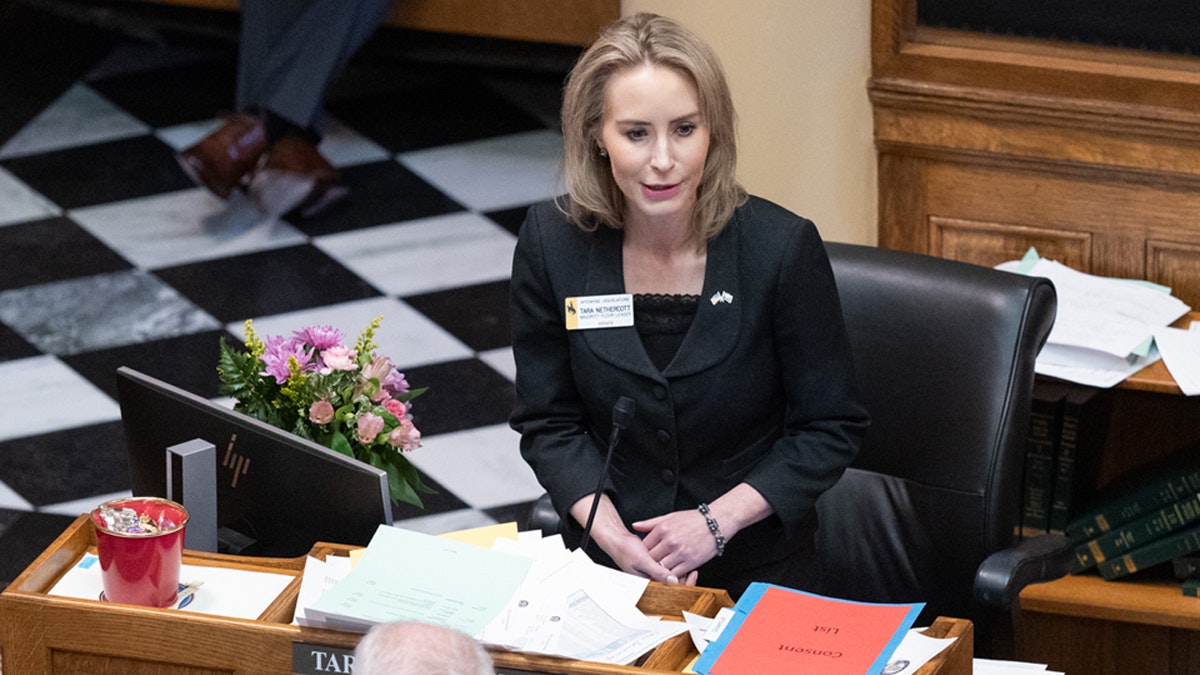 Sen. Tara Nethercott, R-Cheyenne, stood on the Wyoming Senate floor Thursday morning and told her colleagues that the state's county clerks were afraid — not of election fraud, but of overblown calls for election reform.