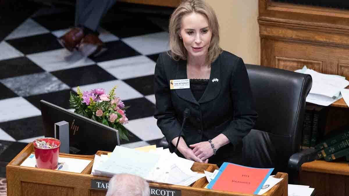 Sen. Tara Nethercott, R-Cheyenne, stood on the Wyoming Senate floor Thursday morning and told her colleagues that the state's county clerks were afraid — not of election fraud, but of overblown calls for election reform.
