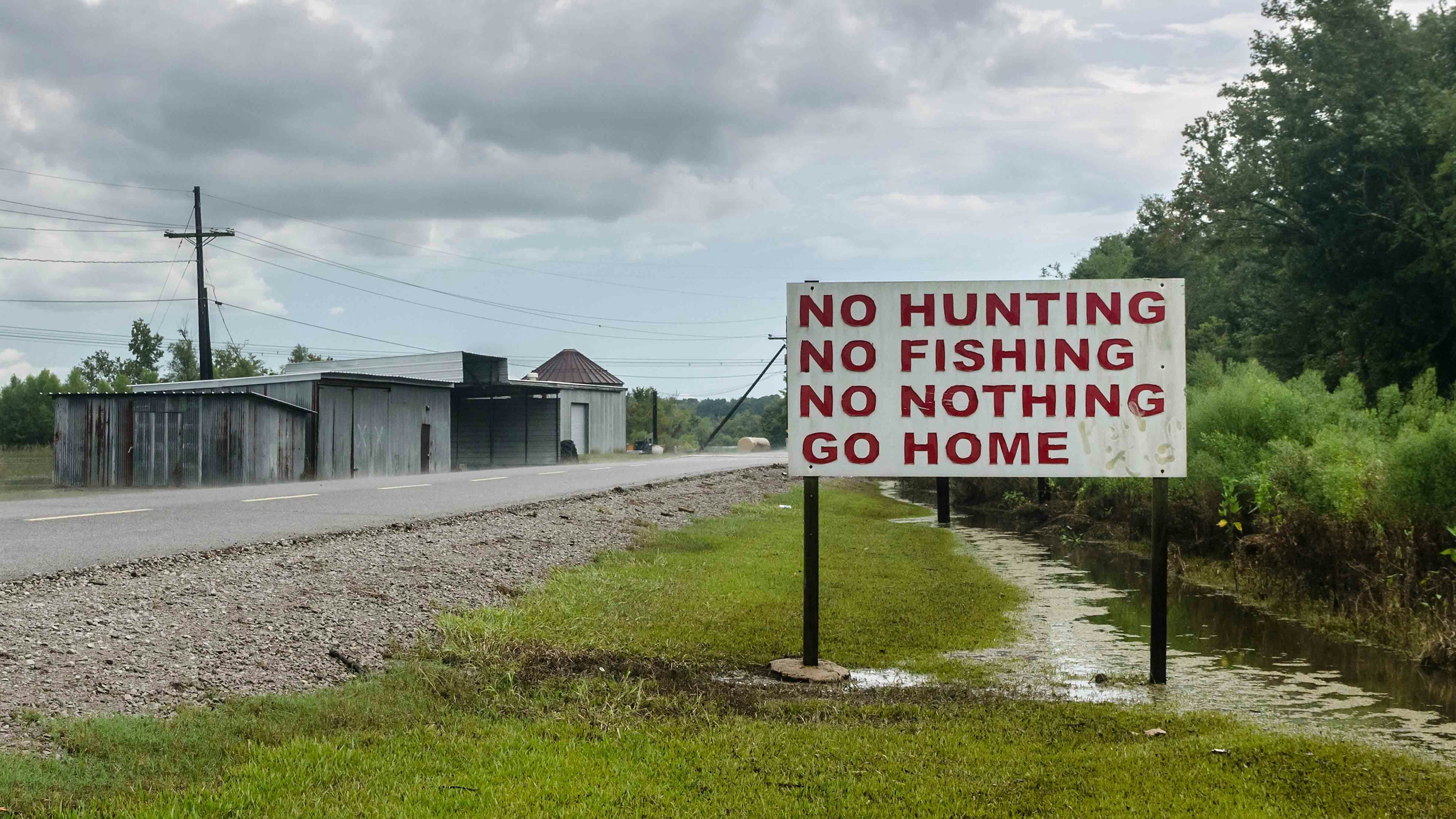 No hunting sign 2 5 25