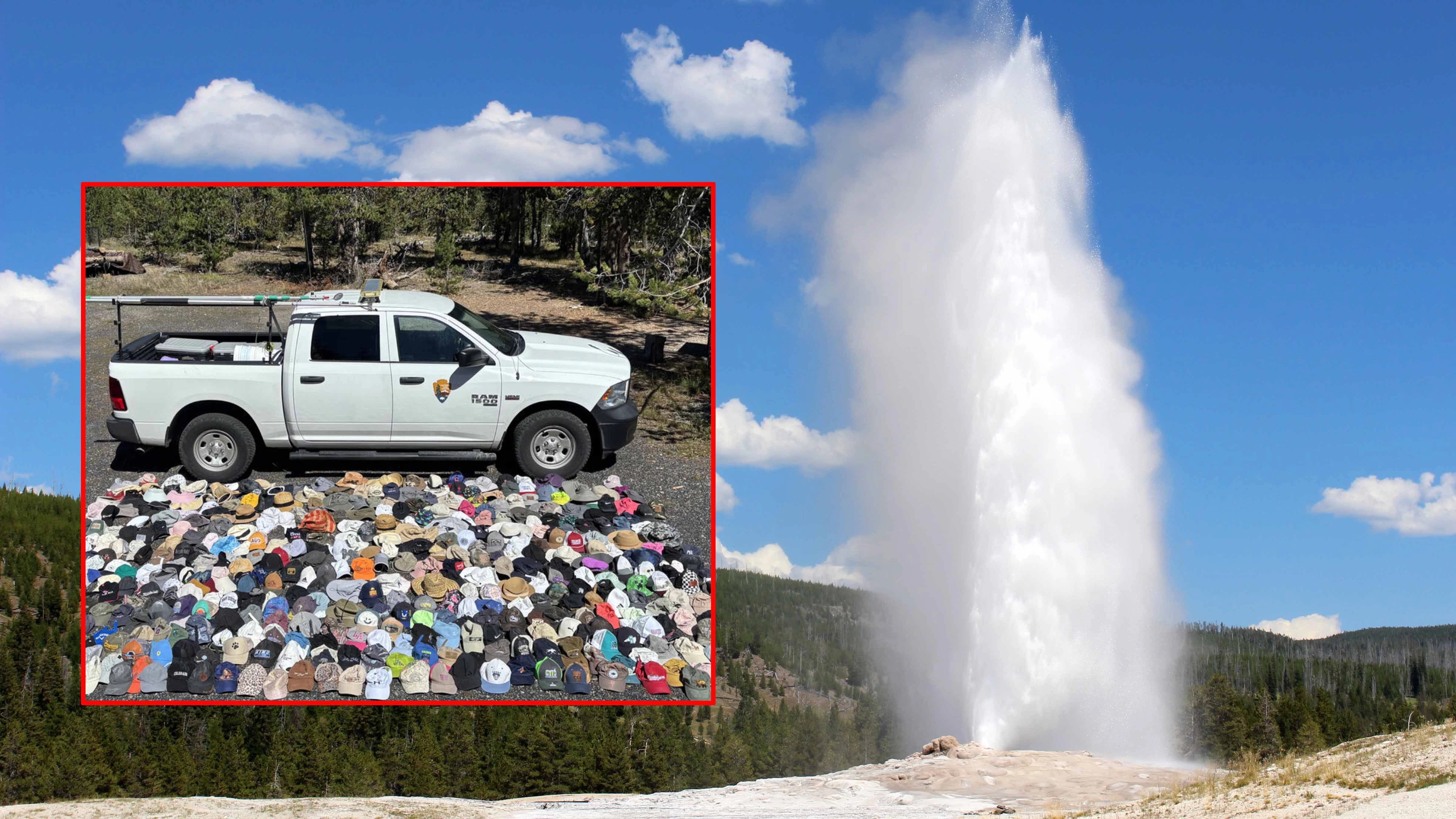 Yellowstone National Park's staff recovered more than 20,000 pieces of trash from thermal basins this summer.