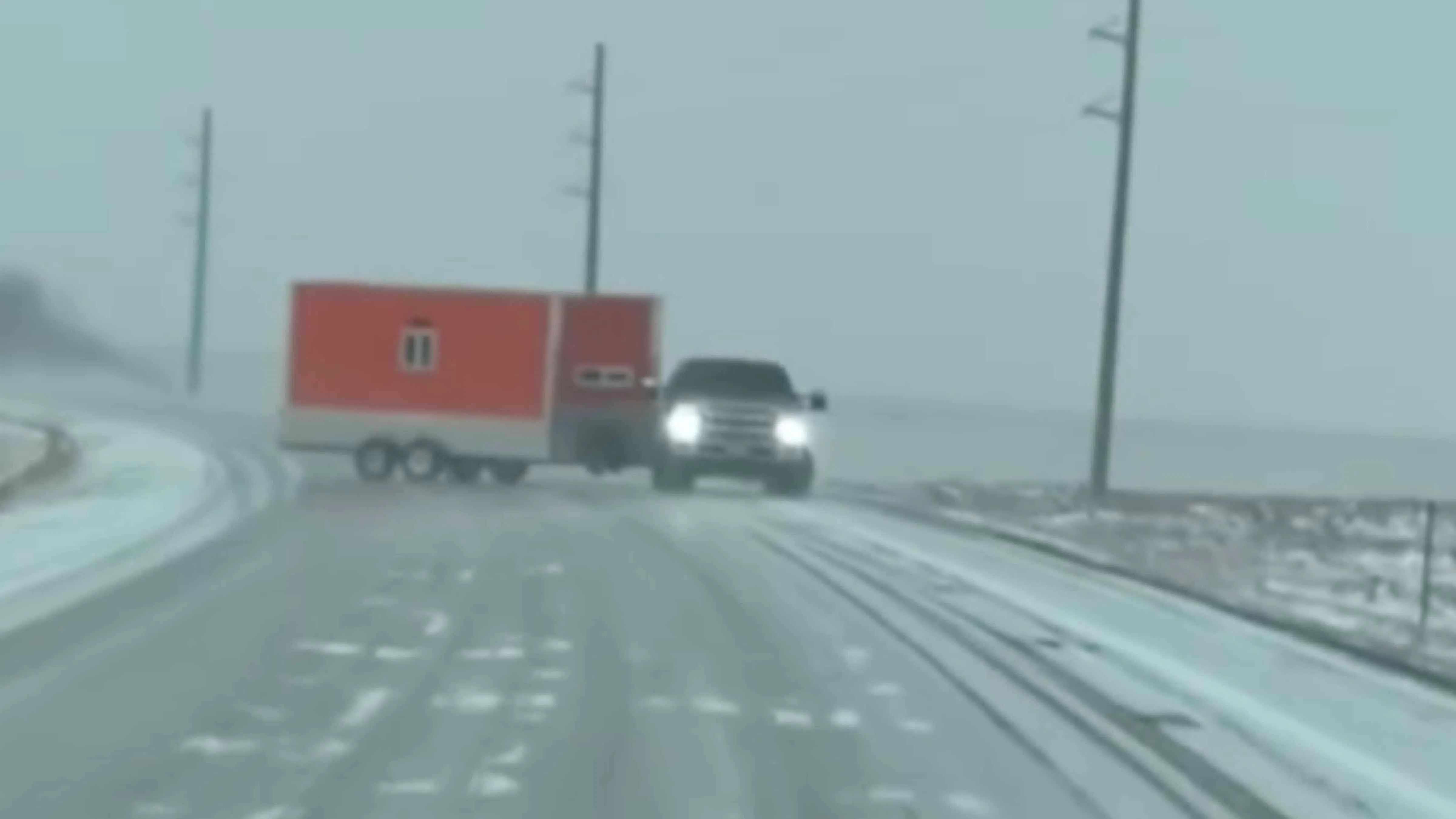 Southern Wyoming is shut down Monday by an intense blizzard that’s closed Interstate 80, took out power grids, and stranded motorists for hours. “I have less than a quarter of a tank of gas,” says one woman stuck near Rawlins for more than six hours.