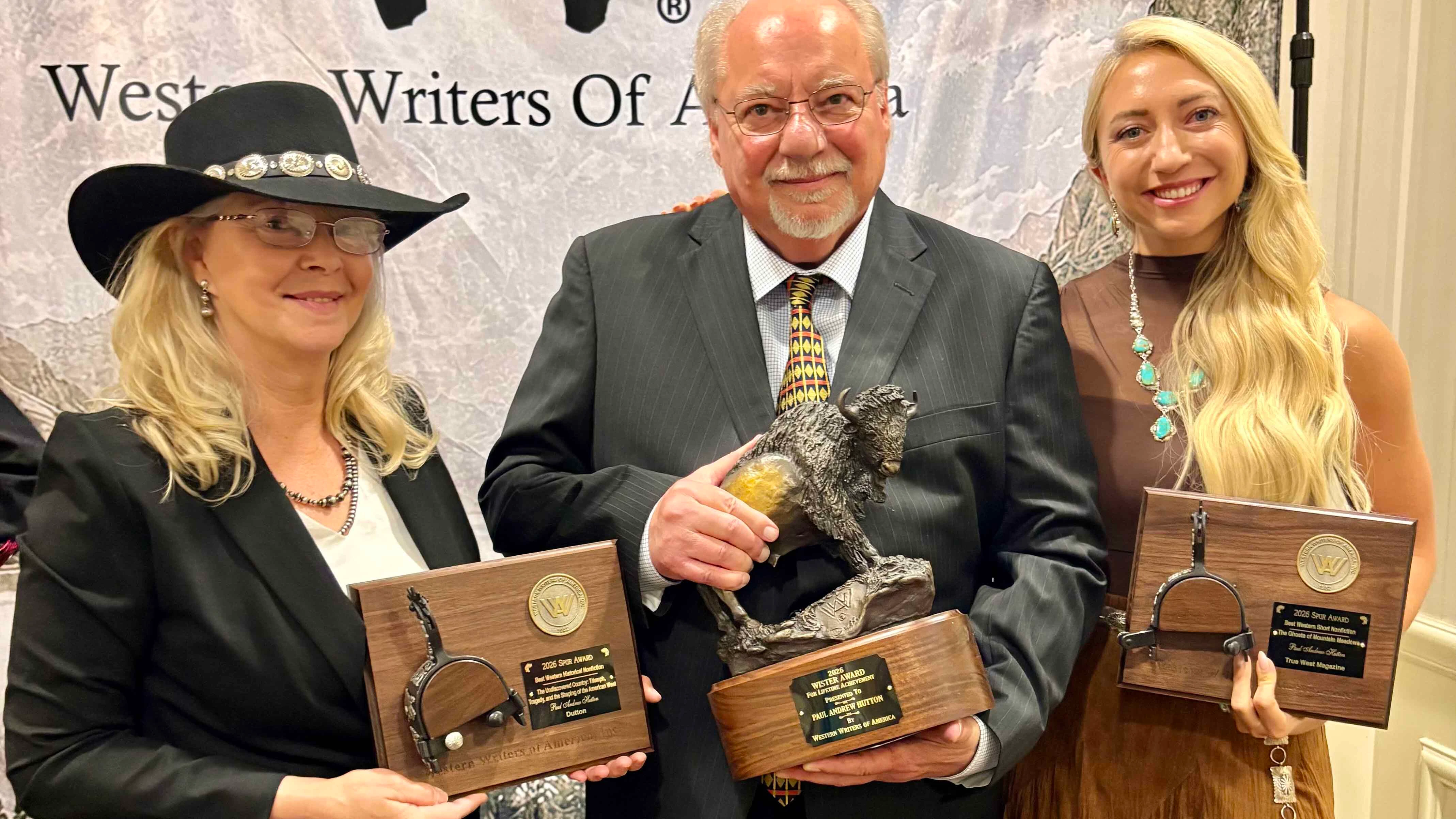 Cody’s Paul Andrew Hutton has landed one of Western literature’s top honors, the coveted Owen Wister Award. That elevates the New York Times bestselling author of “The Undiscovered Country” into the top ranks of Western writers.