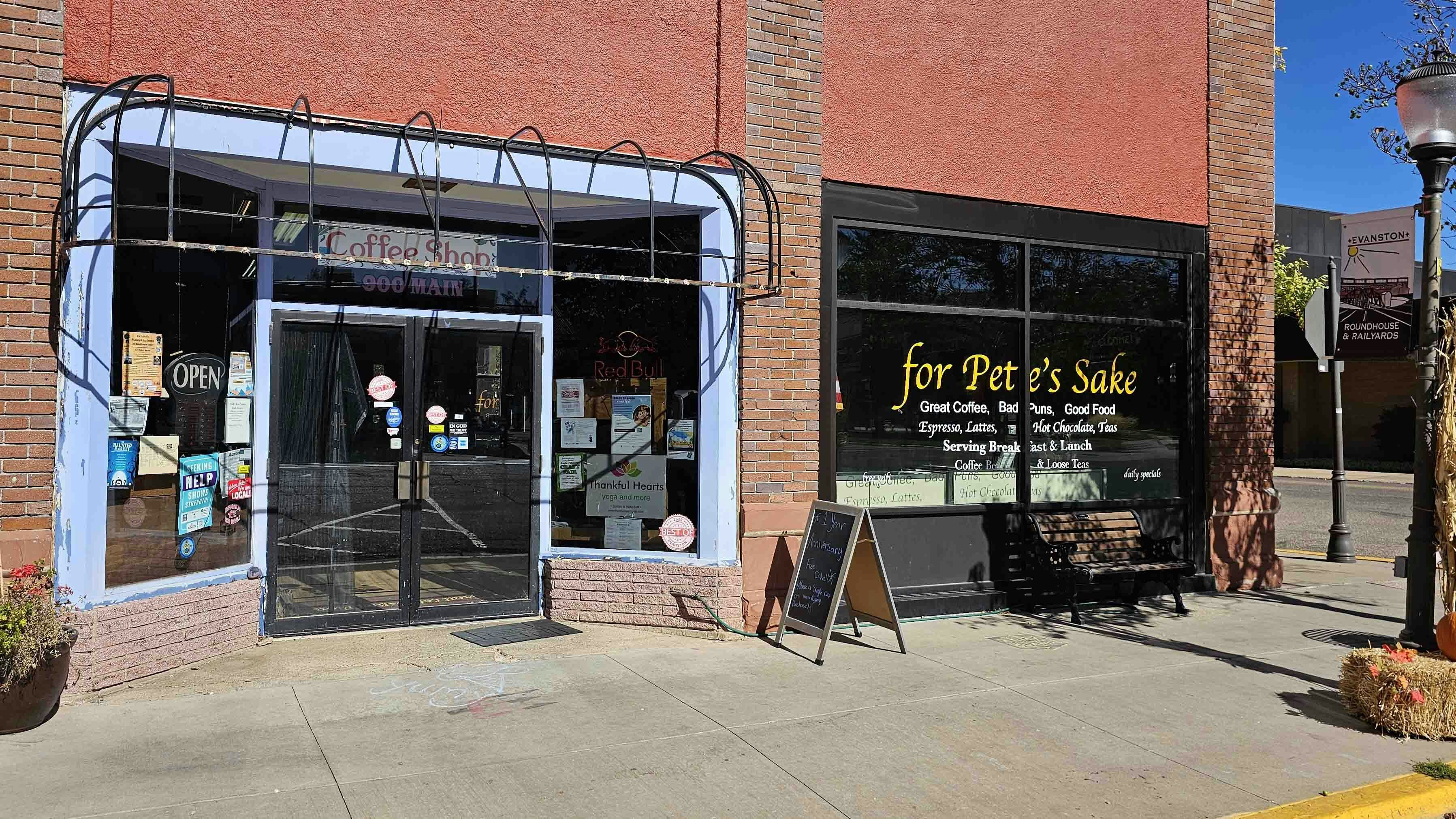 For Pete's Sake is a coffee shop in Evanston. It was a lifelong dream for the owner, but took a winding path to get there.