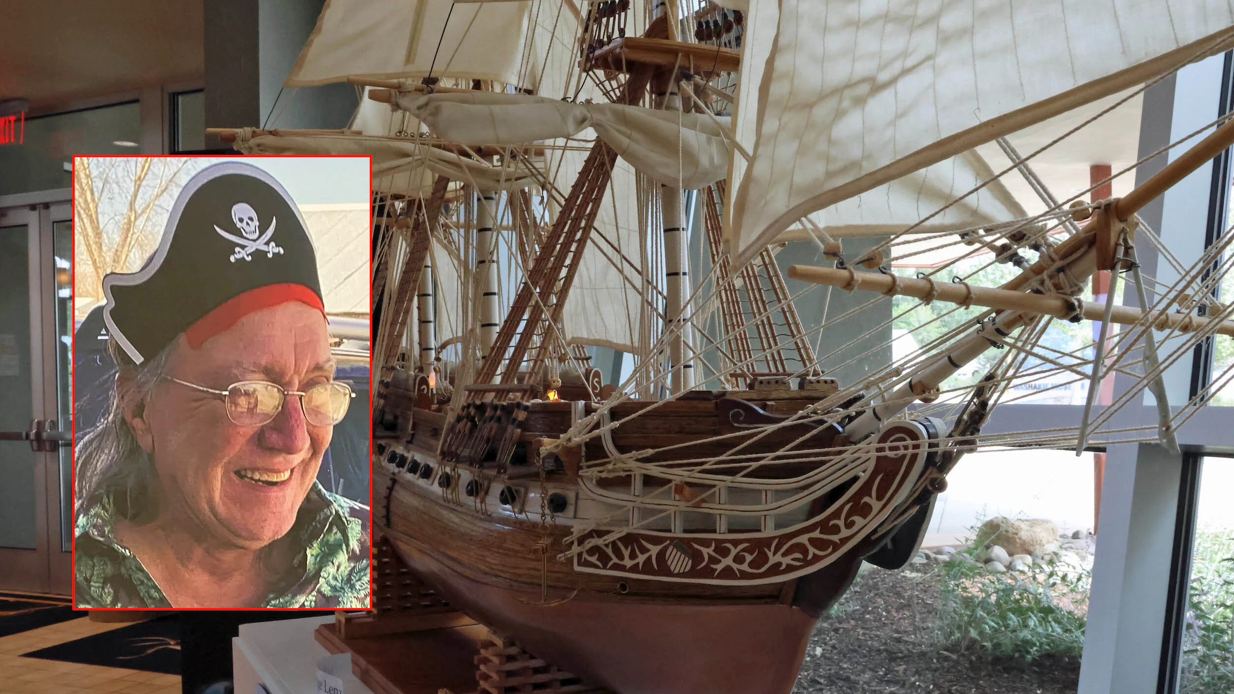 Carl Benz of Worland wanted to have his ashes placed on his 5-foot exact model of the USS Constitution and put aflame onto Boysen Reservoir didn’t happen. Now the model — with every detail crafted by his own hands — is in a museum for everyone to see.