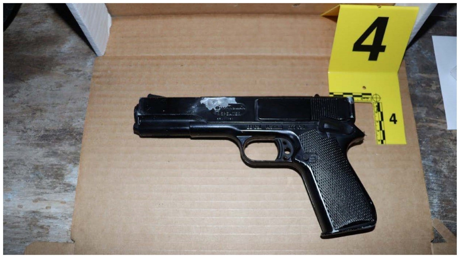 The BB pistol a Bureau of Indian Affairs agent mistook for a handgun during an Aug. 11, 2022 fatal officer-involved shooting