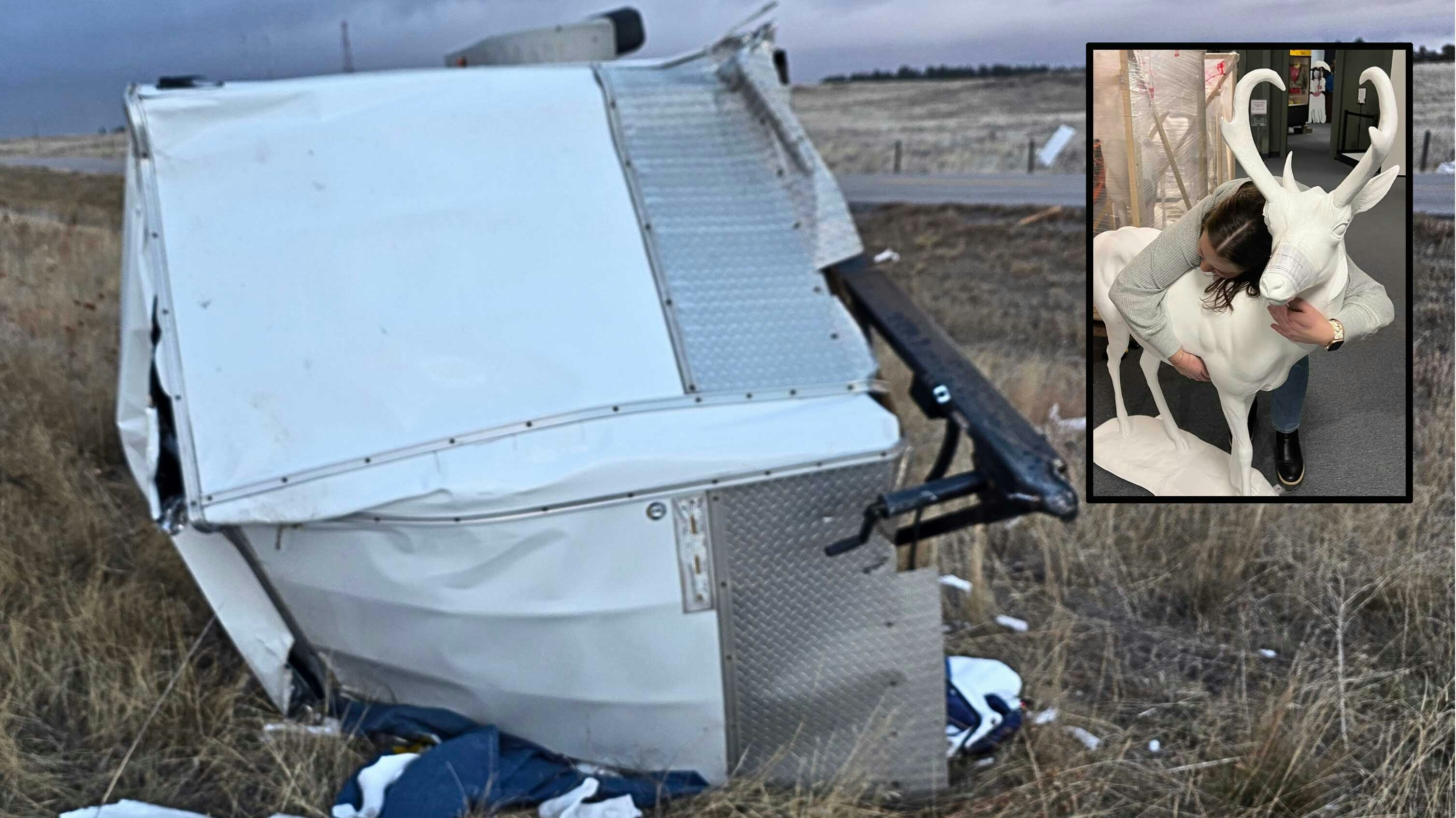 Ten Pronghorn statues the Campbell County Rockpile Museum in Gillette ordered for their Parade of Pronghorns fundraiser were destroyed during a windstorm last month.
