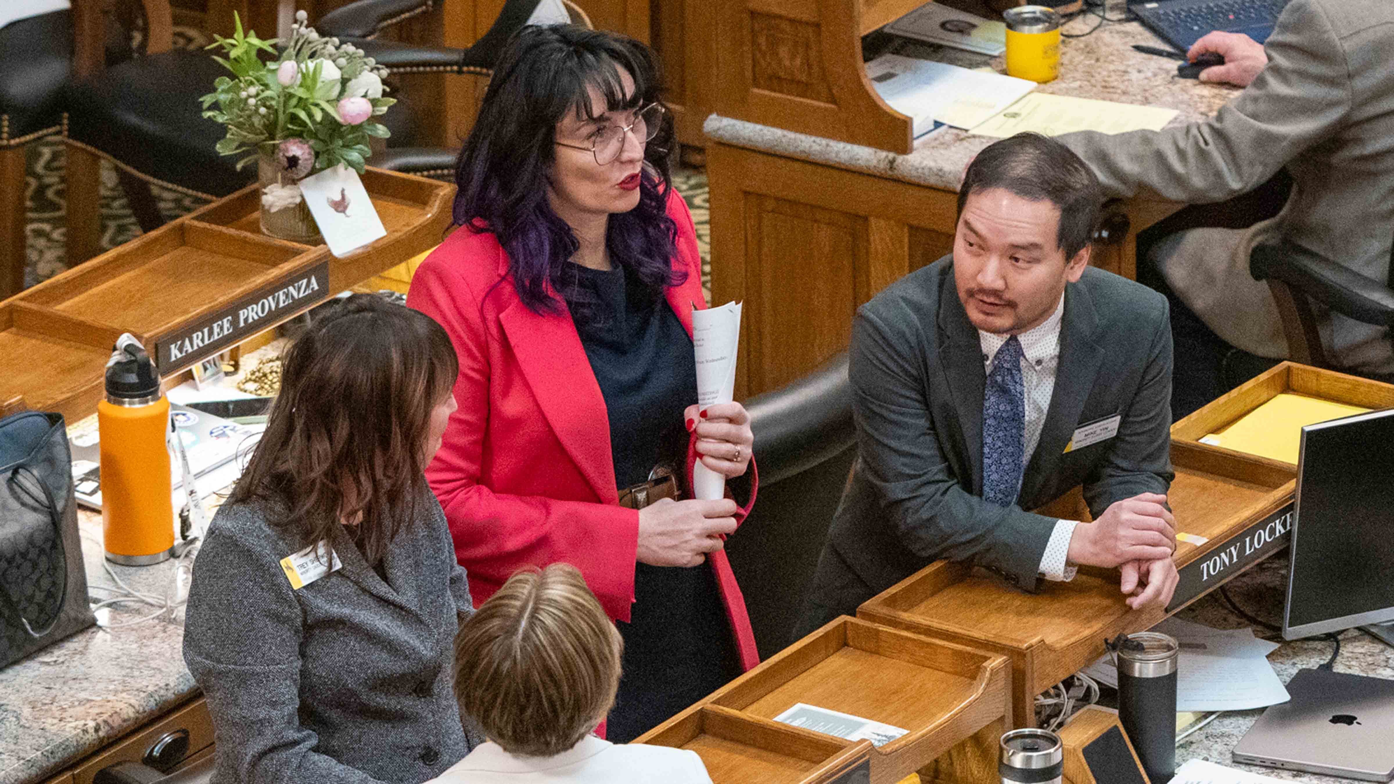 Wyoming House leaders tossed out ethics complaints against Democratic Reps. Mike Yin and Karlee Provenza over the “CheckGate” scandal, finding no rules broken. But they acknowledged the political fallout from the controversy was painful.