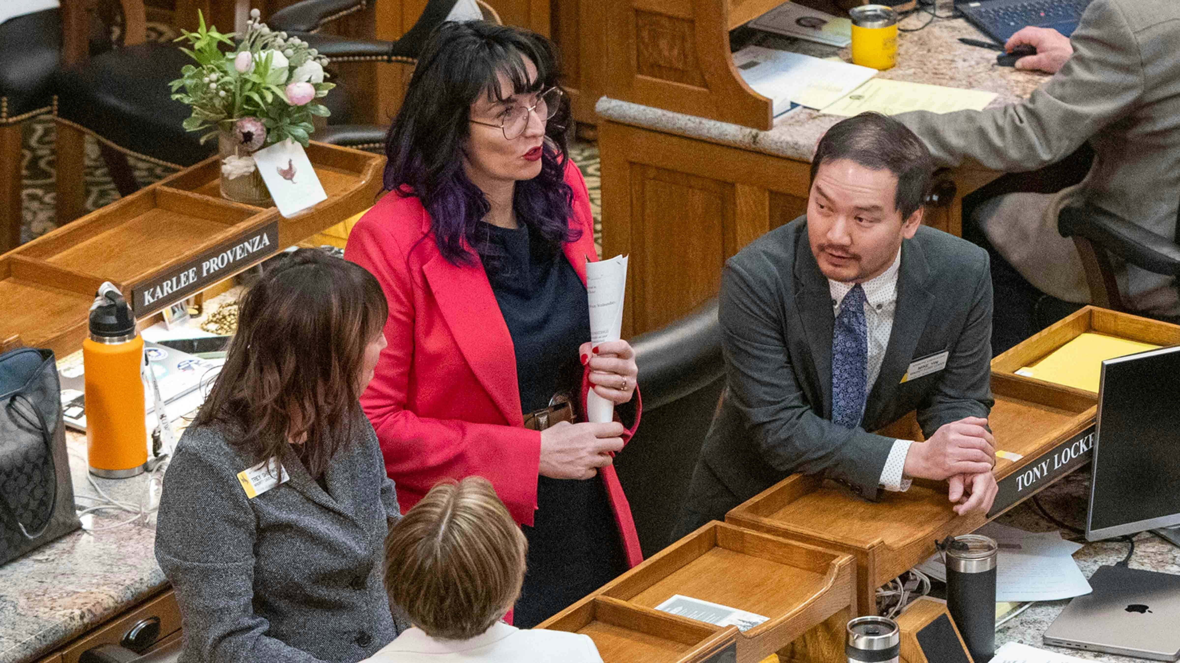 Wyoming House leaders tossed out ethics complaints against Democratic Reps. Mike Yin and Karlee Provenza over the “CheckGate” scandal, finding no rules broken. But they acknowledged the political fallout from the controversy was painful.