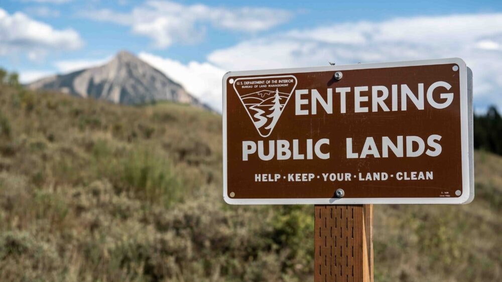 Public lands sign 6 6 25
