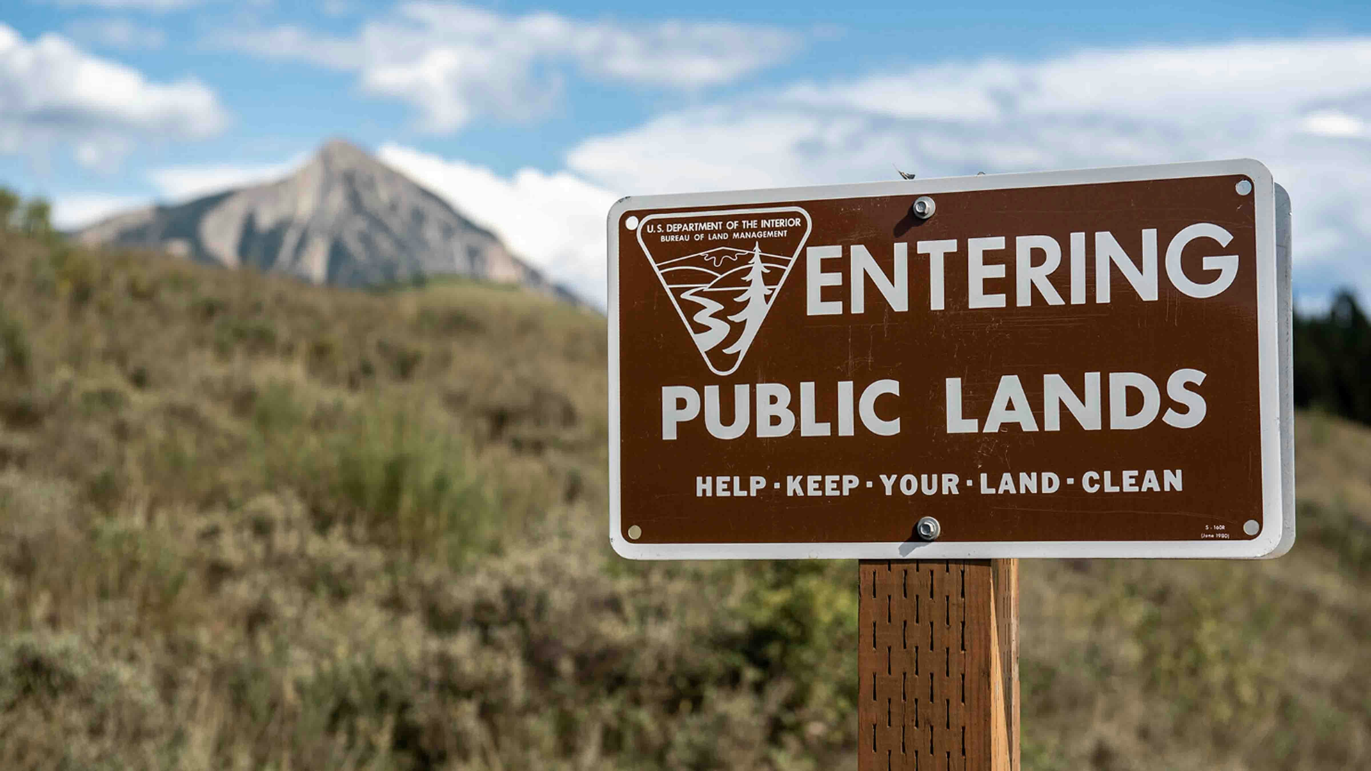 Public lands sign 9 14 24