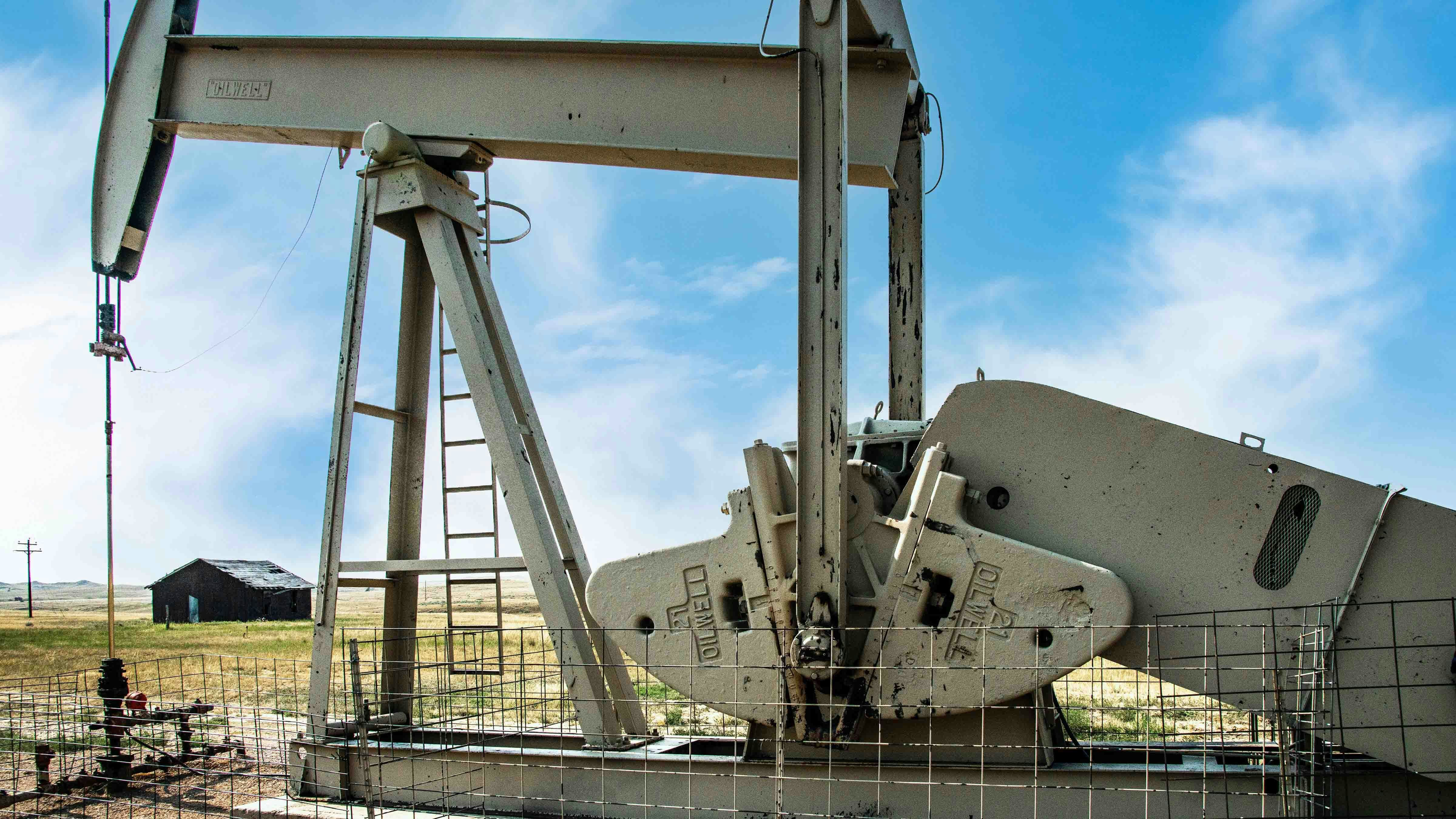 Pumpjack in Weston County, Wyoming