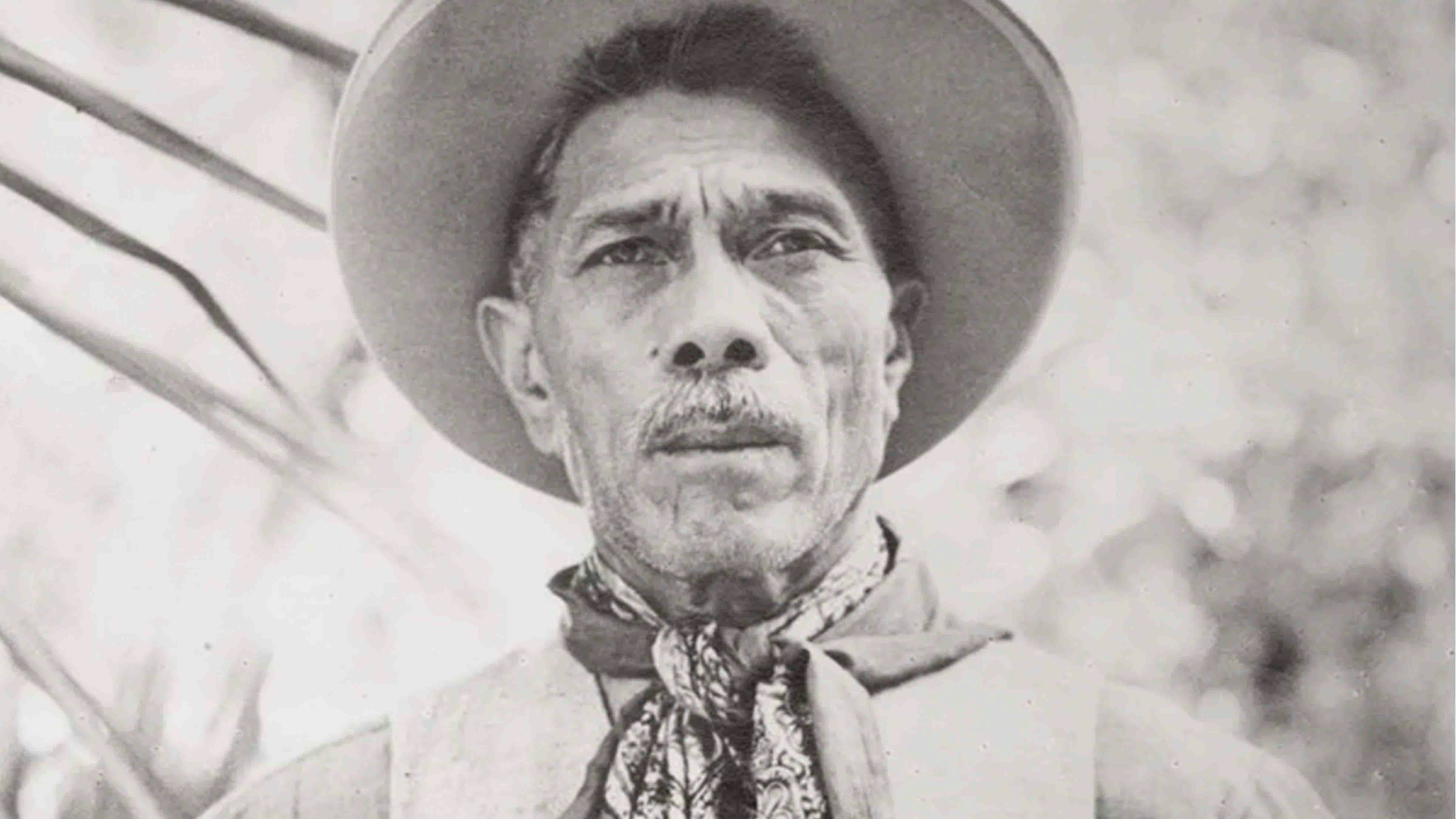 Undated photo of Ikua Purdy, who became Hawaii’s most famous "paniolo" when he won the steer roping championship at the 1908 Cheyenne Frontier Days Rodeo.