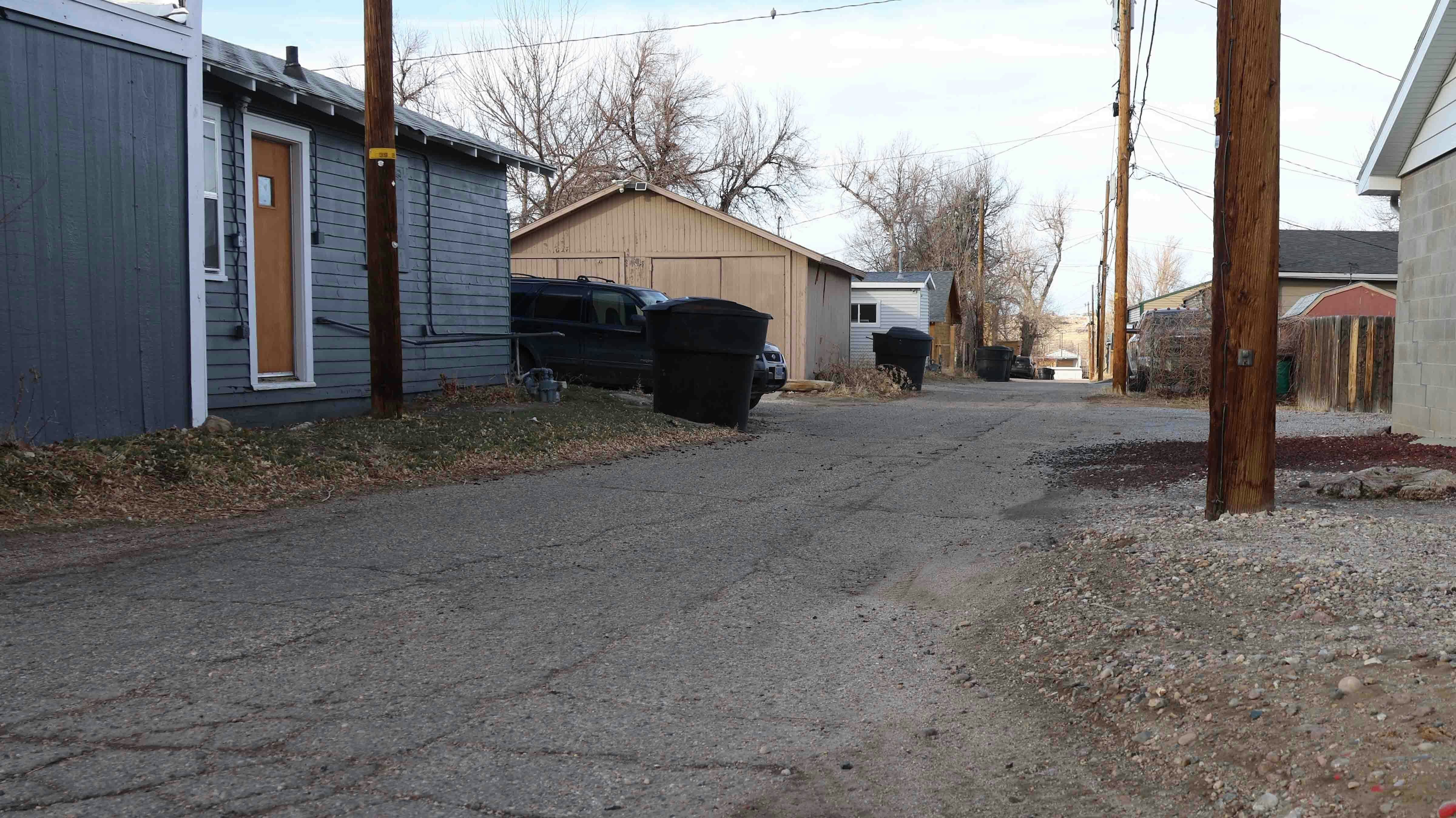 An alley to the west of the 100 block of  South Washington Street in Casper, just across from Banner Wyoming Medical Center could have been the location of the Nov. 2, 1919 raid