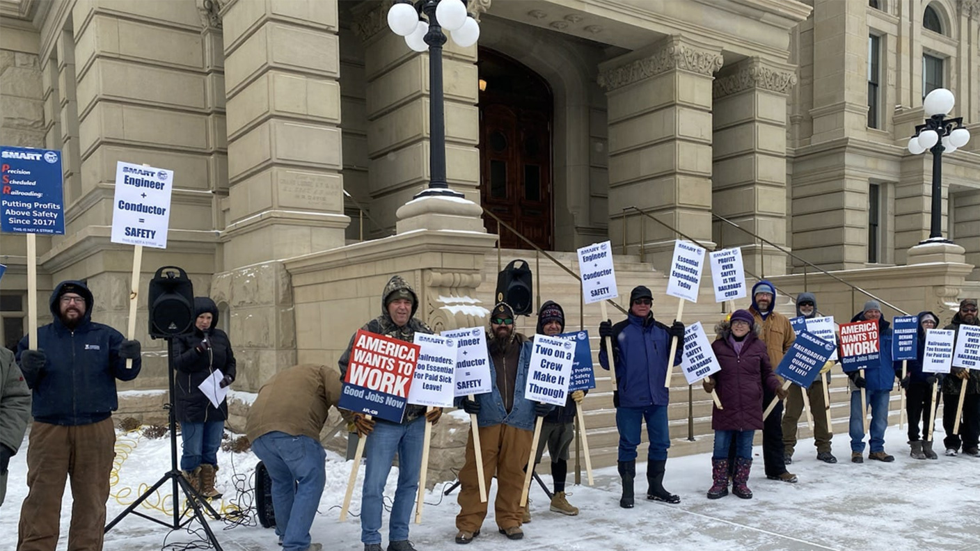 Rail protest 12 15 22