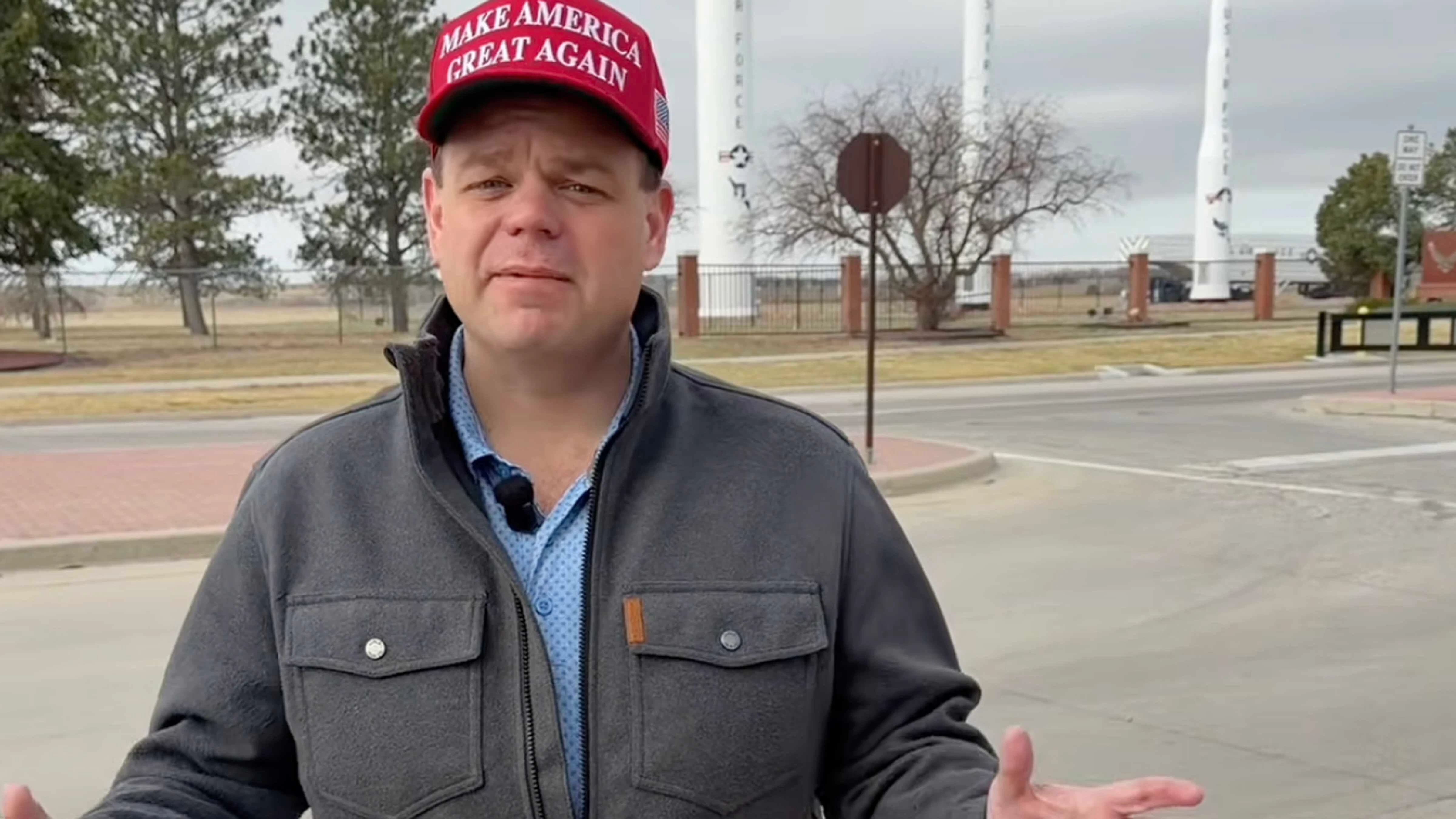 U.S. House candidate Reid Rasner in one of his YouTube short videos