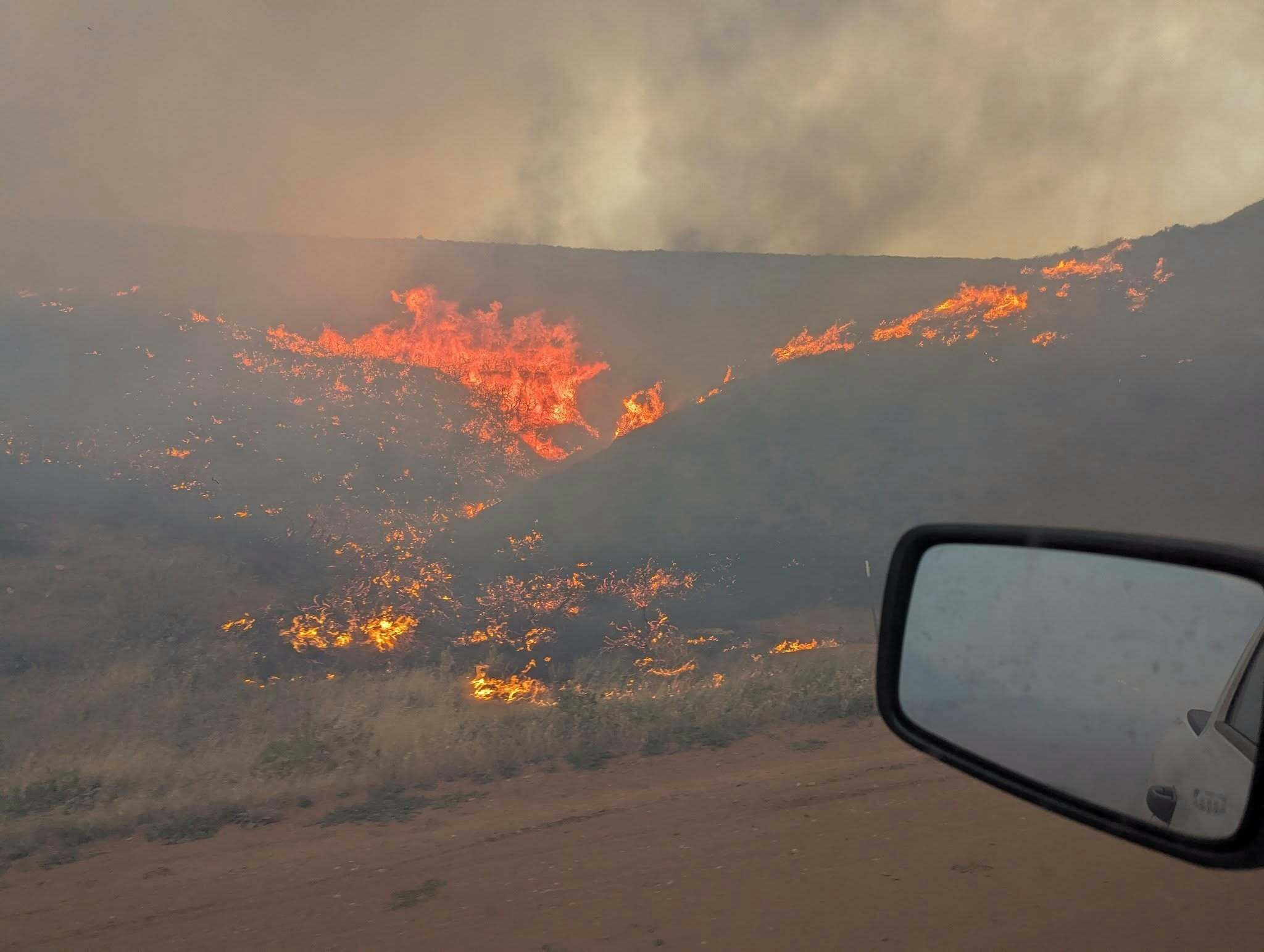 A large, out-of-control wildfire “exhibiting extreme fire behavior” continues to grow in multiple directions about 11 miles east of Thermopolis. The Red Canyon Fire also has prompted more evacuations in its potential path.