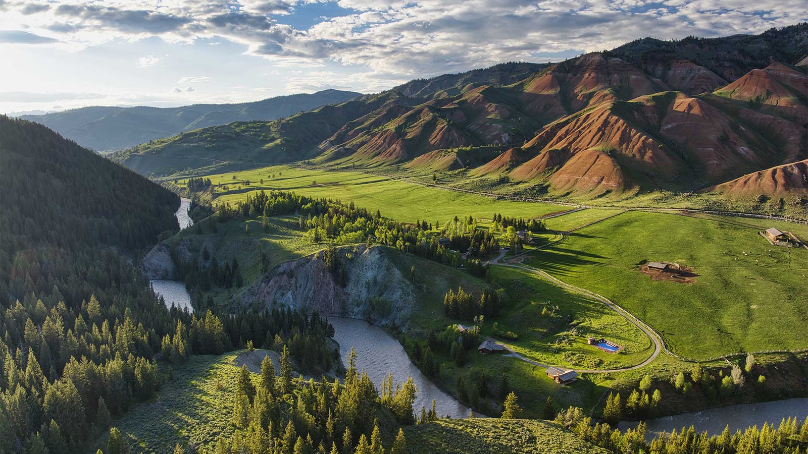 The 190-acre Red Hills Ranch, owned by late U.S. Sen. Herb Kohl, is a spectacular property in the Gros Ventre River Valley. It's on the National Register of Historic Places and is for sale, listing for $65 million.