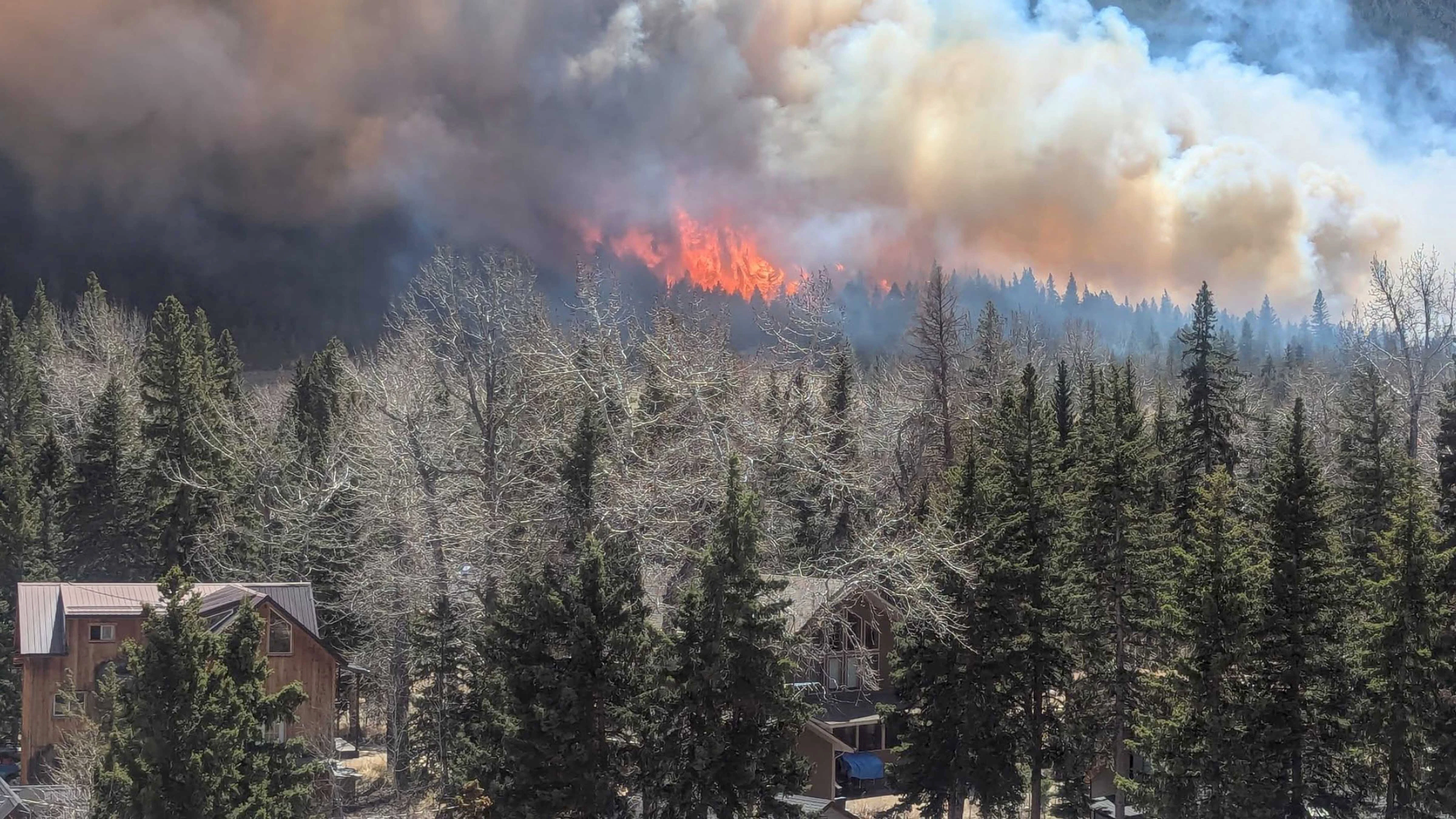 Red Lodge Fire. Monday, April 21, 2026