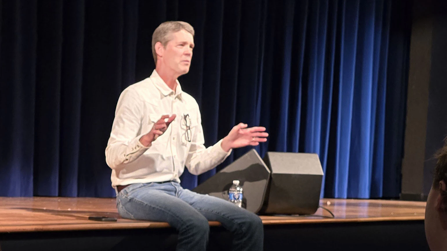 Michael Punke talks to Laramie County Community College students about his book, "The Revenant: A Novel of Revenge." HIs book, which inspired the Oscar-winning movie, The Revenant, has a lot of Wyoming in it. That's because Punke was born in Lovell and grew up in Torrington.