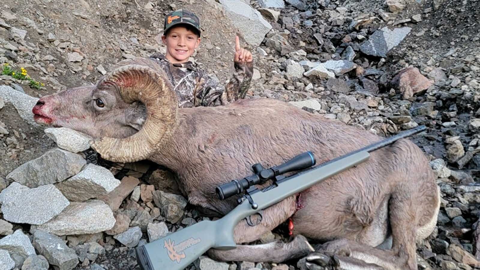 At just 12 years old, Rhett Goolsbey did what many seasoned hunters only dream of, shooting a bighorn ram in northwest Wyoming’s backcountry.