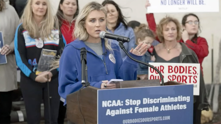 Riley gaines press conference 4 6 23