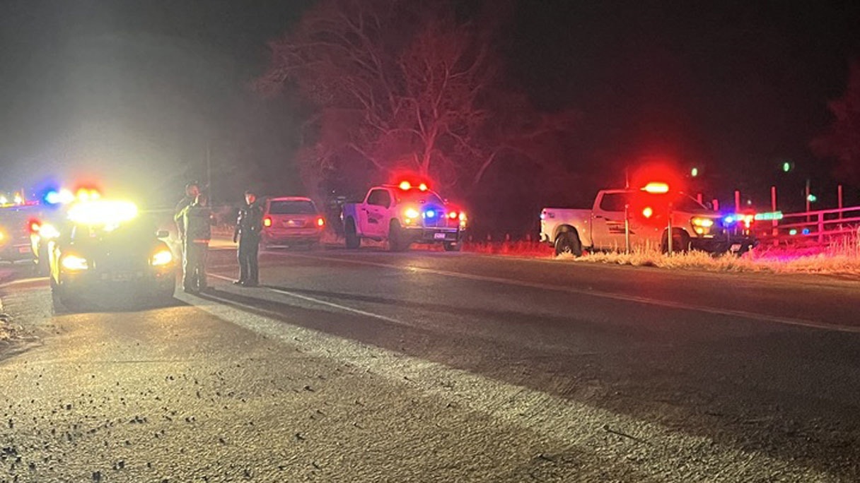 Blue Spruce Lane and Riverview Road where numerous sheriffs and other law enforcement vehicles had converged on Sunday evening