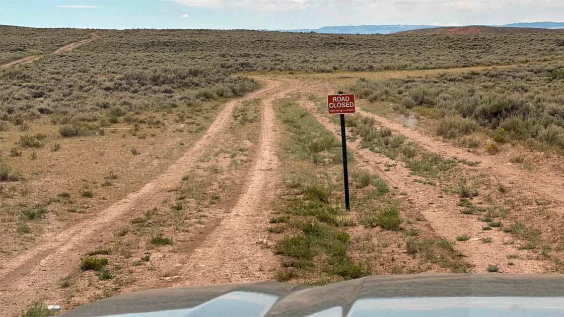 The Wyoming Game and Fish Department and the Bureau of Land Management closed several roads around Woodruff Narrows Reservoir north of Evanston. People were using the roads for unauthorized travel on private land, the agencies said. Phil Pierson, Facebook