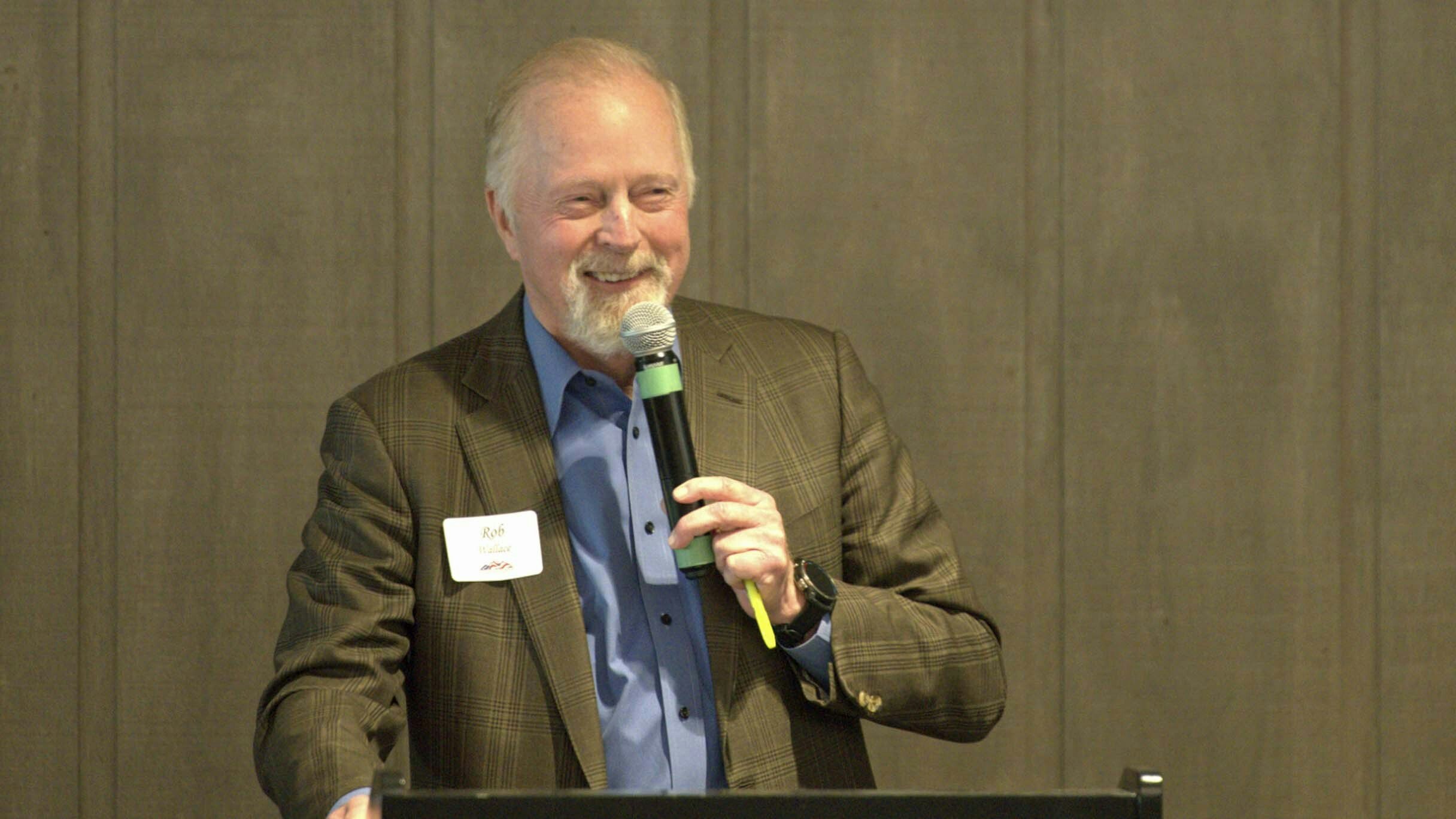 Rob Wallace, who oversaw the National Park Service and U.S. Fish and Wildlife Service for two years under former President Donald Trump, was the keynote speaker Friday night to open the Wyoming Republican Party Central Committee meeting in Jackson.