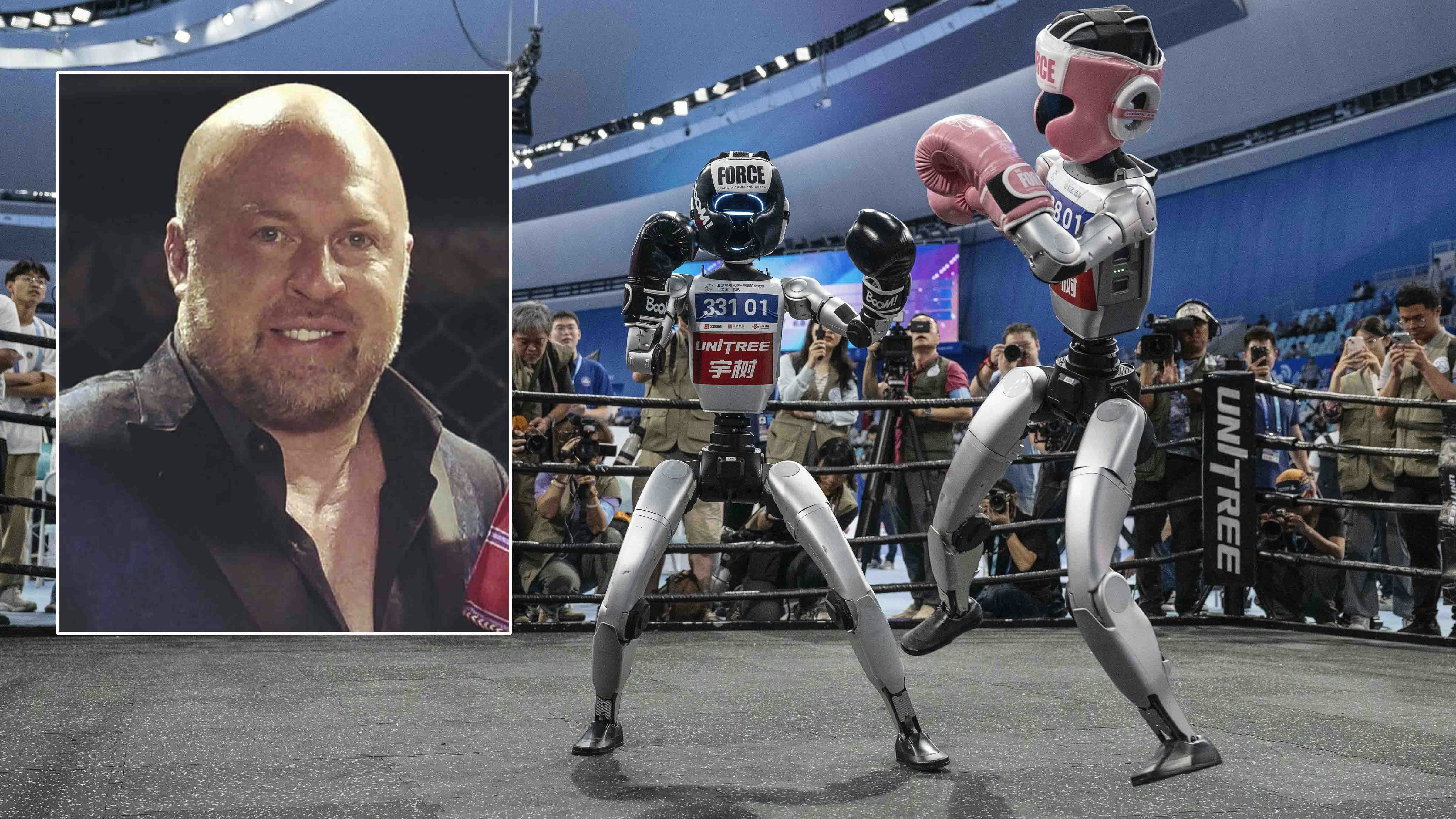 Bryan Pedersen, chair of the Wyoming Combat Sports Commission, has drafted the nation's first regulatory framework for "synthetic combatants" — robots designed to compete in combat sports against each other or against human fighters.