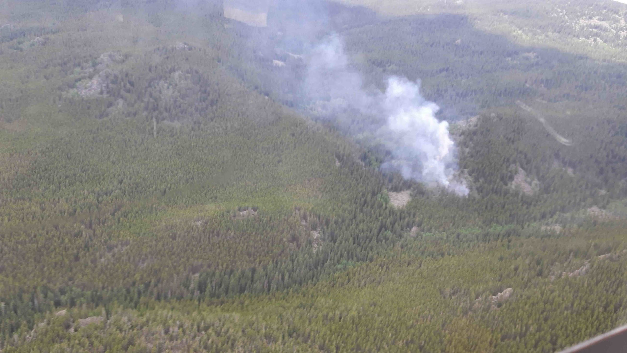 No Survivors In Plane Crash In Remote Section Of Cowboy State Daily   Rock Creek Johnson County Fire 7 17 22 Scaled 