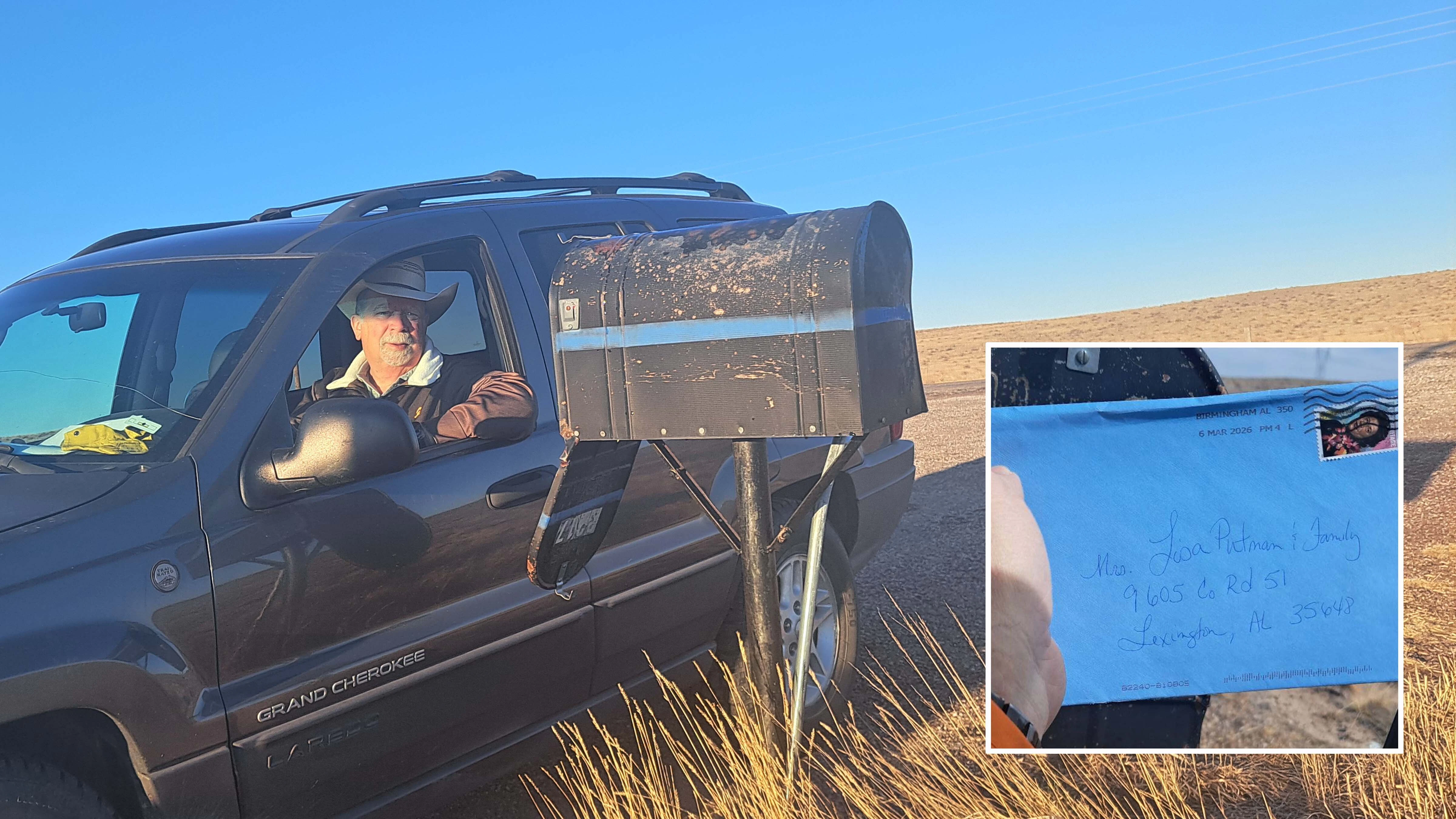 A letter mailed to Lisa in Alabama was instead delivered to Roger in Torrington, Wyoming, in what Postal Service called a “rare” error. It was a head-scratcher for Roger who said the name and address on the envelope were both clear and legible.