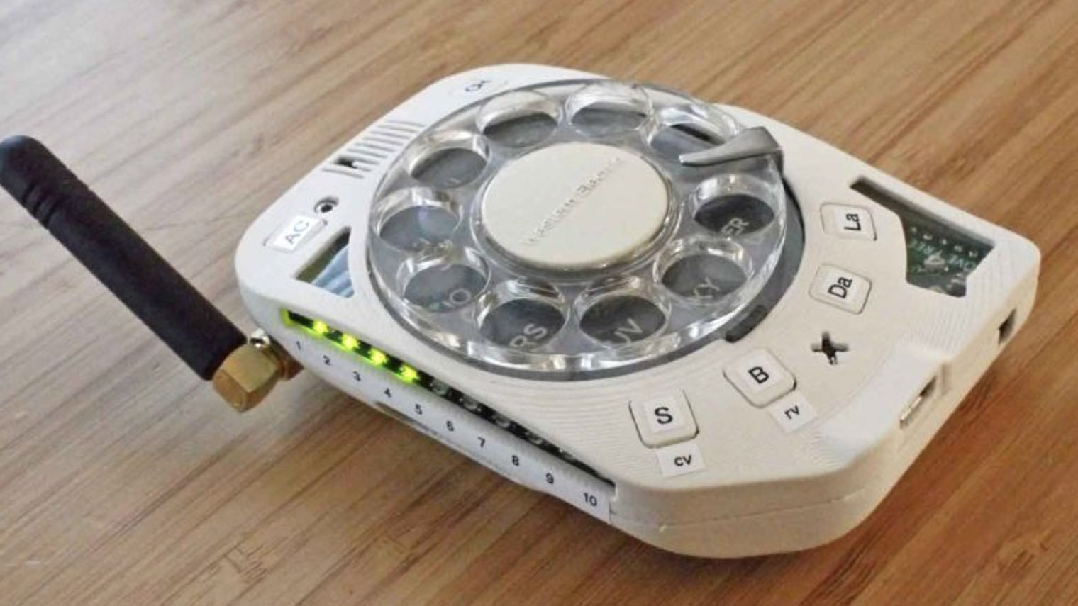 Rotary cell phone