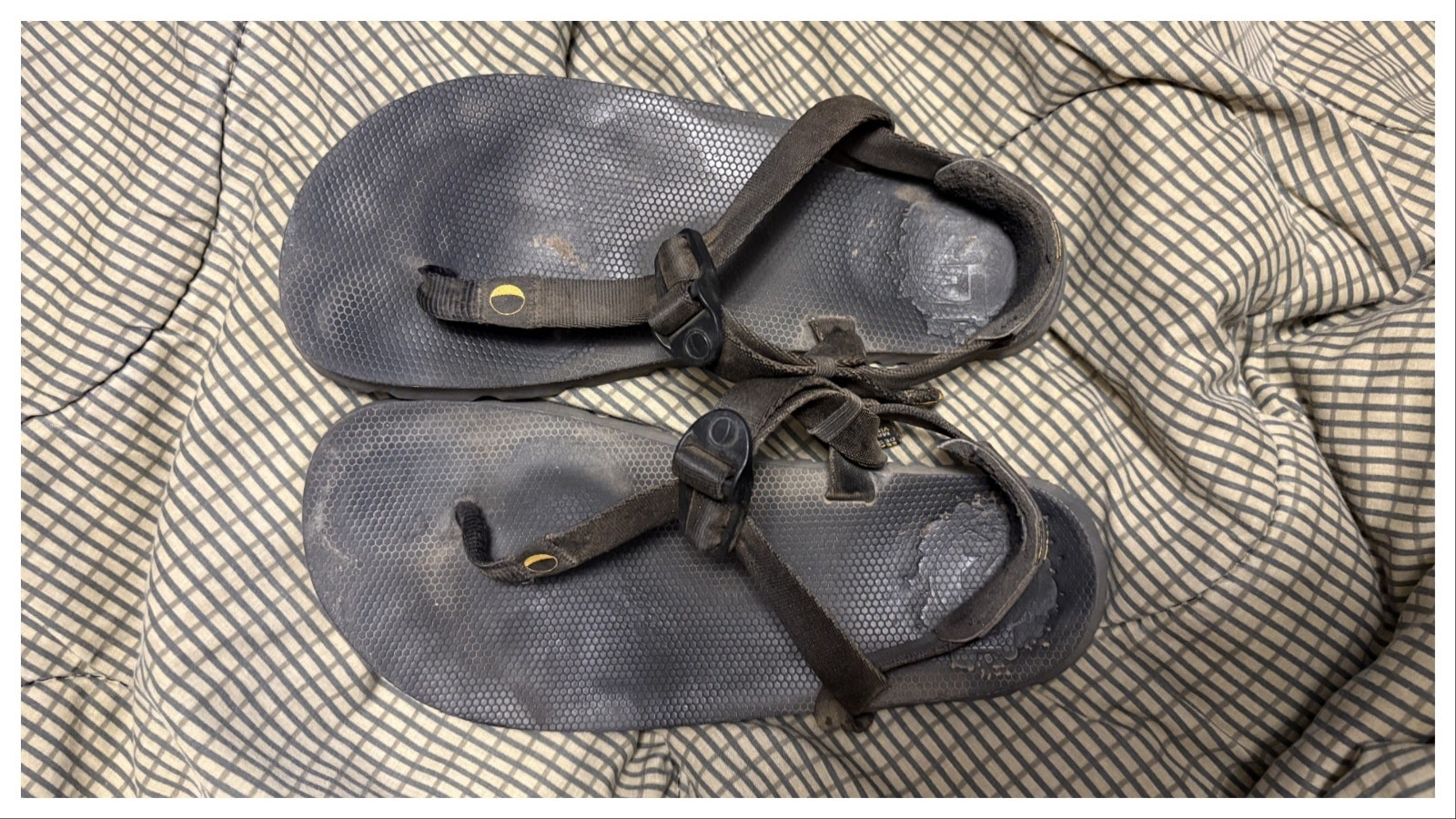 My trusty running sandals