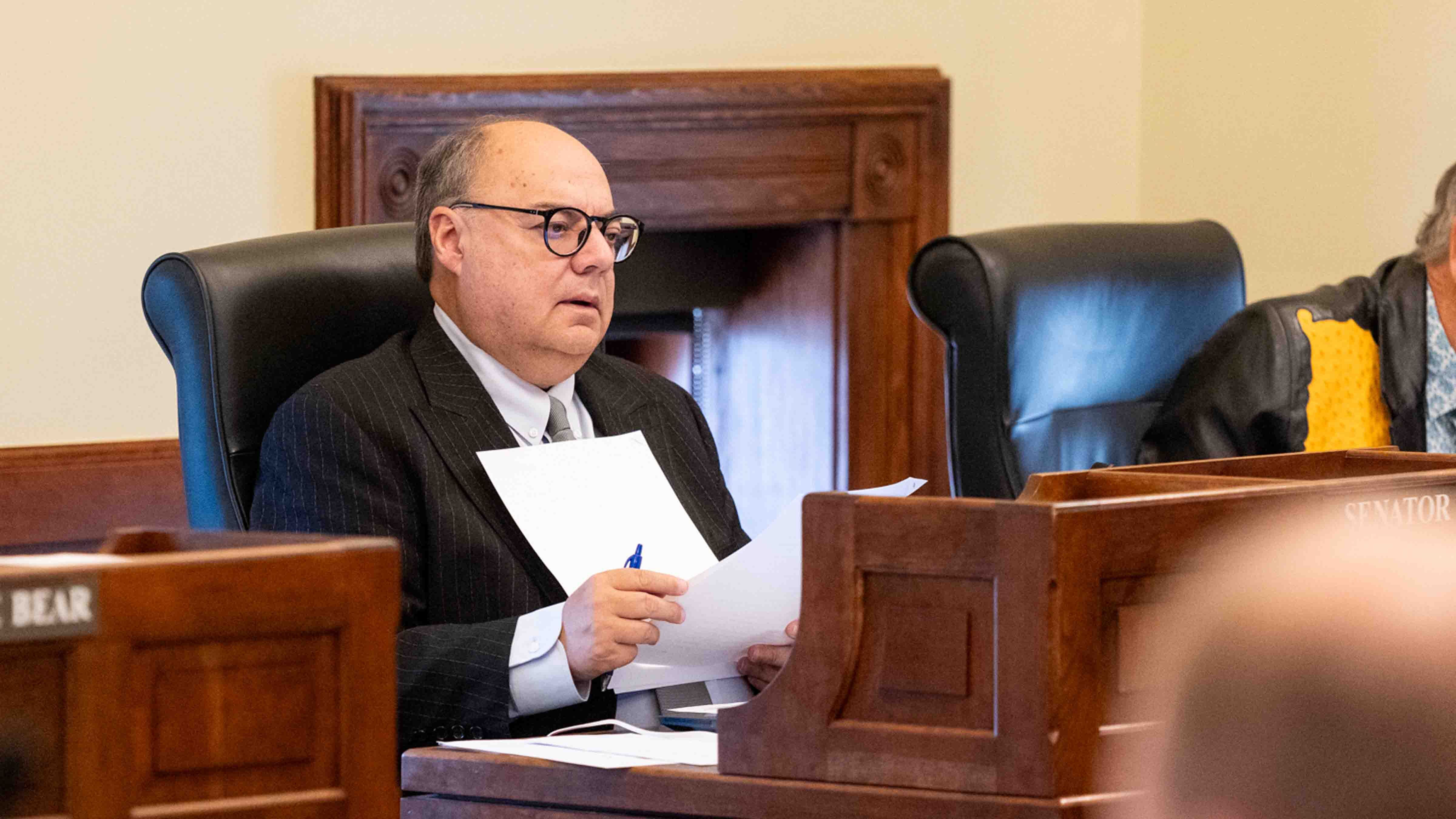 Senate Appropriations Chair Tim Salazar, R-Riverton