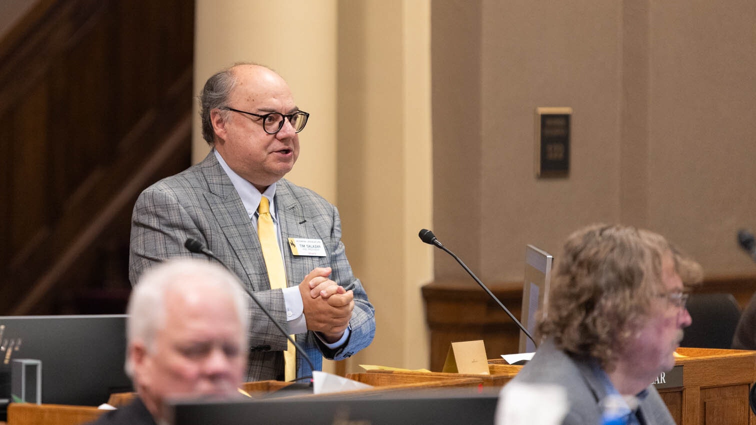 "I can be accommodating. I'm flexible, but there are certain things that I do not believe in," Appropriations Chair TimSalazar said