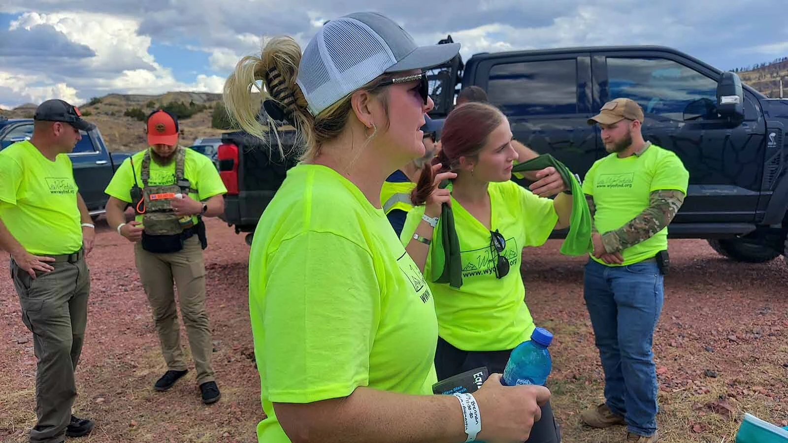 Karly and Kaylee Brennan join the search for missing Gillette man, Derek Schaff, at the Weston Hills recreational area. Schaff has been missing for three months.