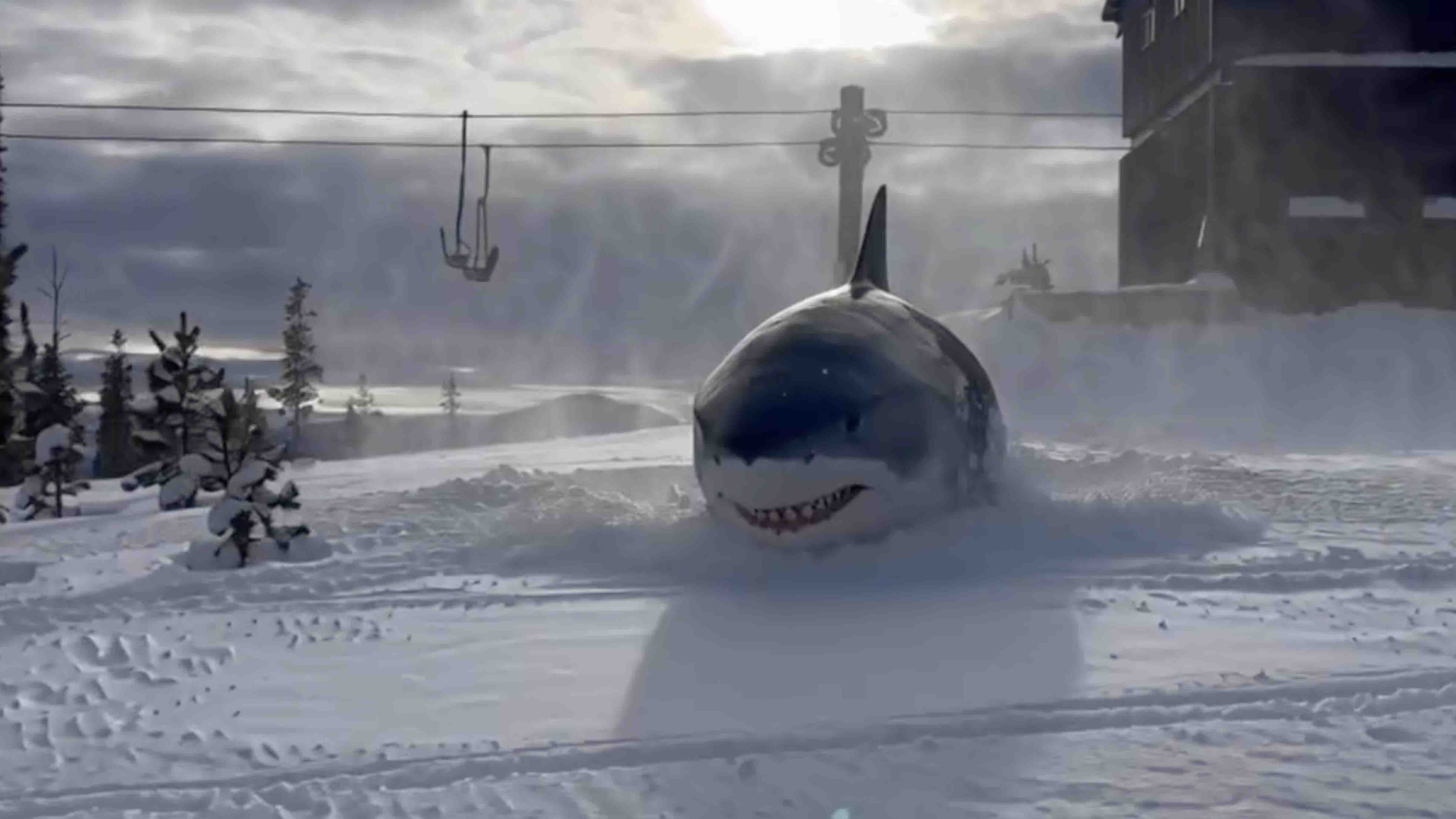 The horror-comedy movie "Sharktana" begins shooting at the Lost Horse Lodge in Montana on Monday. The movie is about warm temperatures melting ice that held sharks frozen in a remote cave. One shark has already gotten loose and gone on a feeding frenzy.