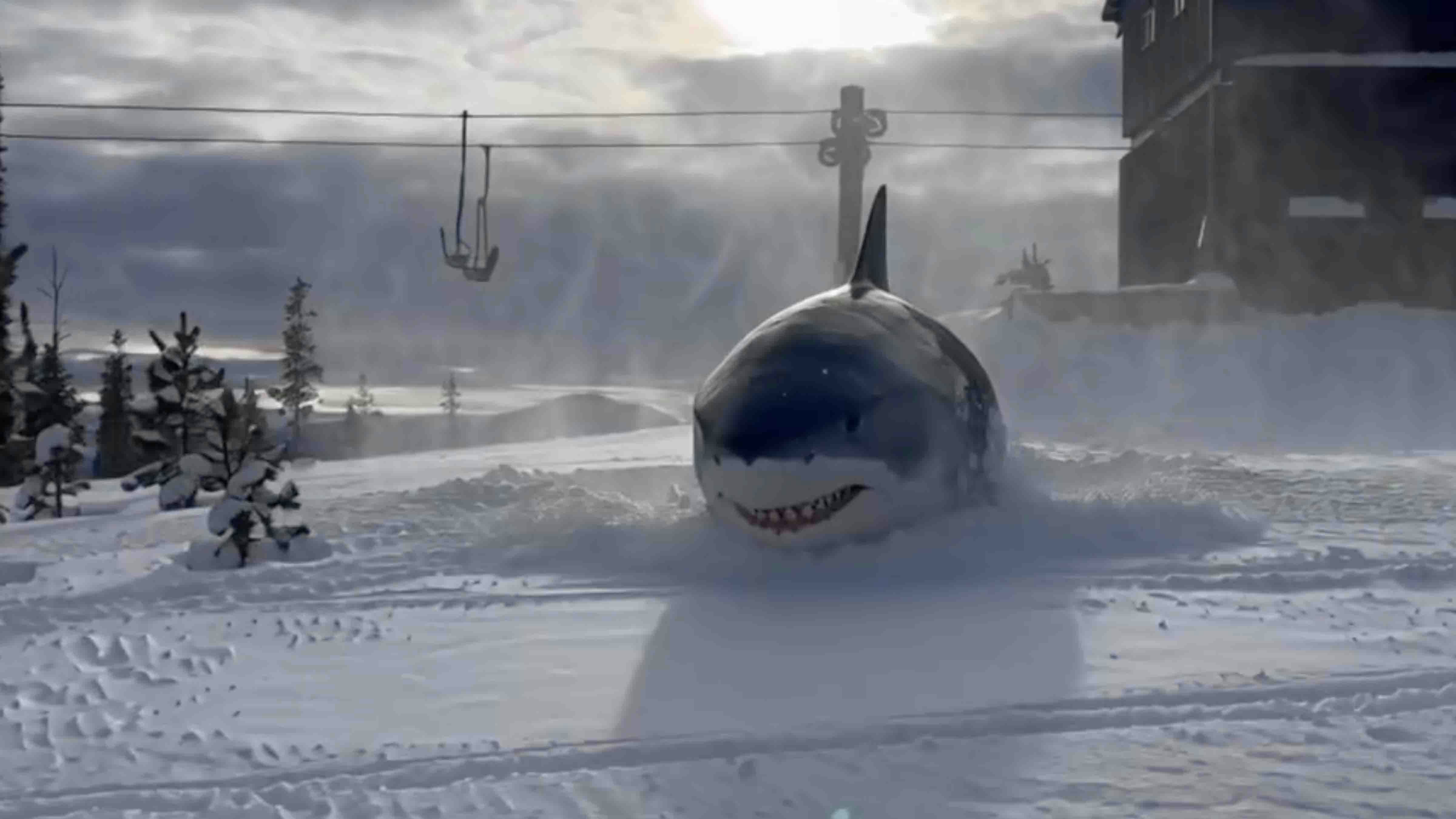 The horror-comedy movie "Sharktana" begins shooting at the Lost Horse Lodge in Montana on Monday. The movie is about warm temperatures melting ice that held sharks frozen in a remote cave. One shark has already gotten loose and gone on a feeding frenzy.