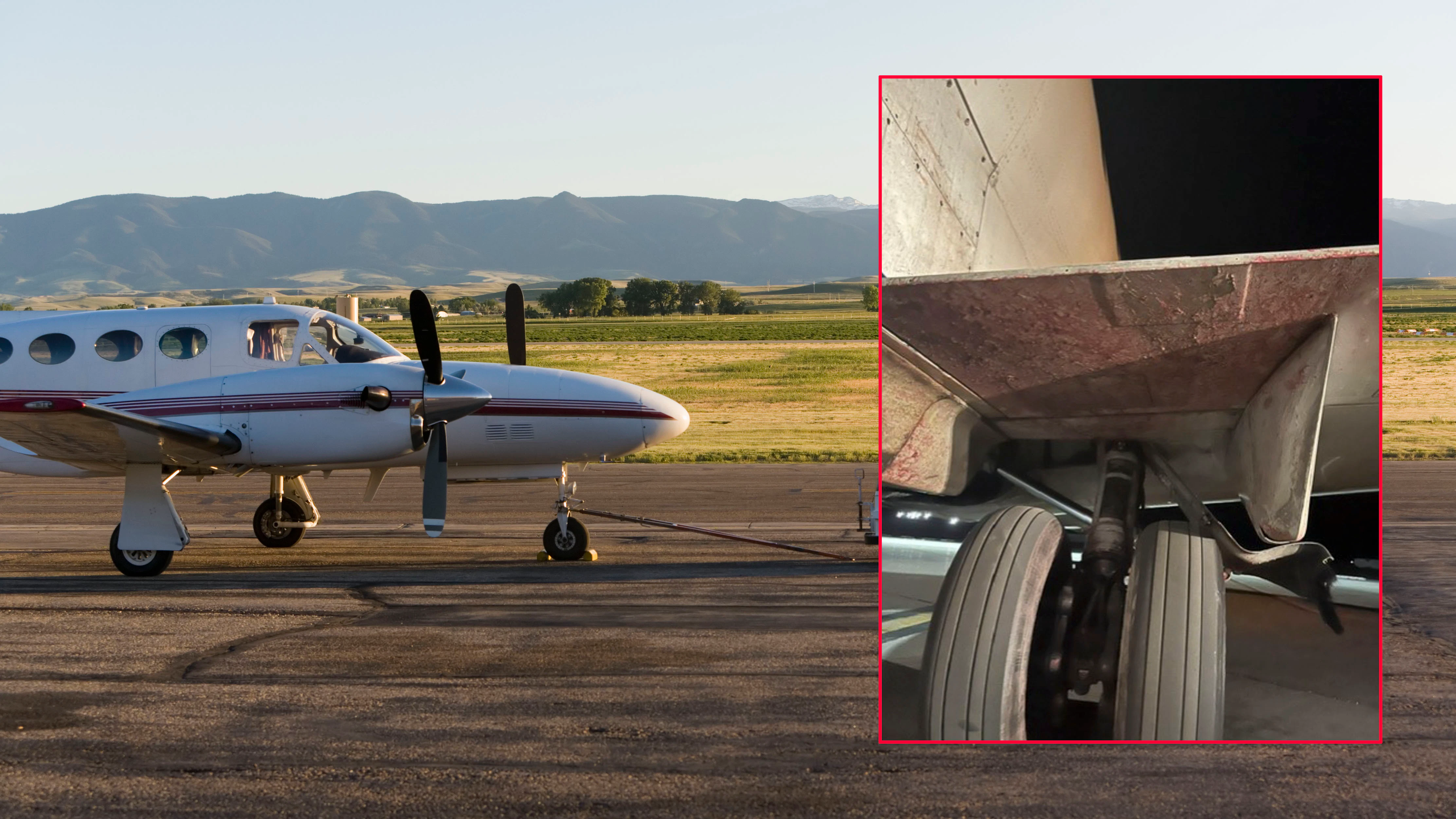 A 50-seat SkyWest flight from Denver collided with a mule deer while landing in Sheridan on Wednesday. No passengers were hurt and the plane wasn't damaged, but the deer was killed.