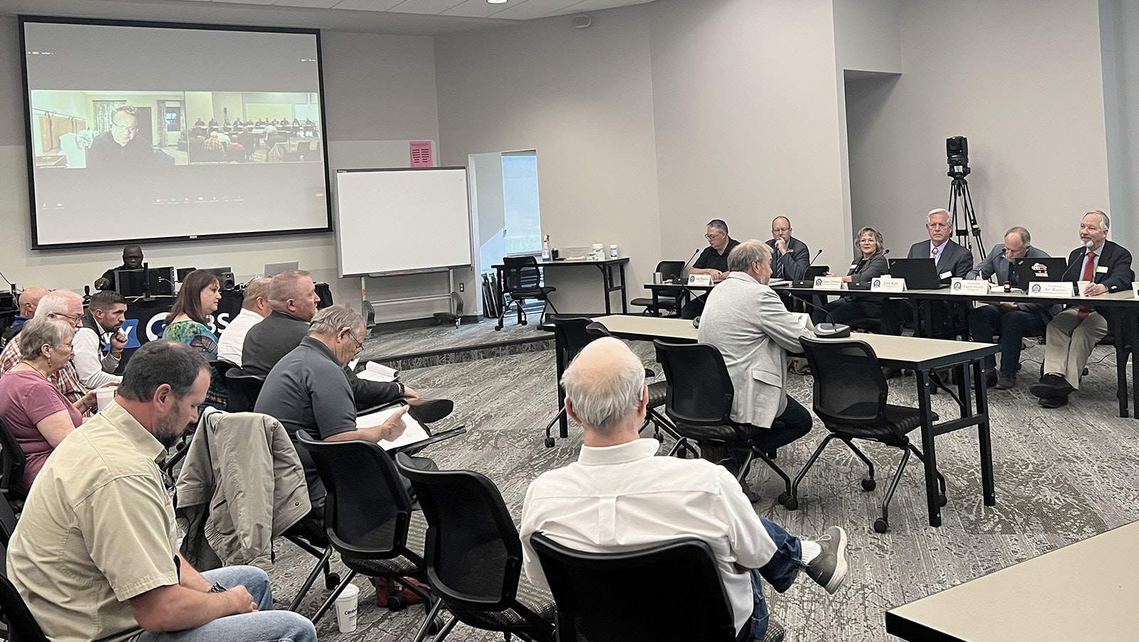 Members of the Wyoming Shooting Complex Task Force met in Riverton on Wednesday to discuss the proposed complex and hear public comments.