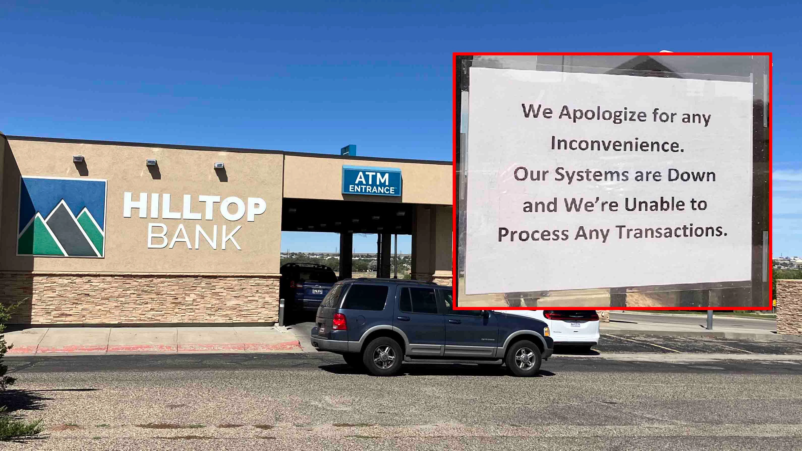 Hilltop Bank shut down all branches and offices Wednesday after experiencing a "cybersecurity incident" and then disconnected itself from the internet to contain the issue.
