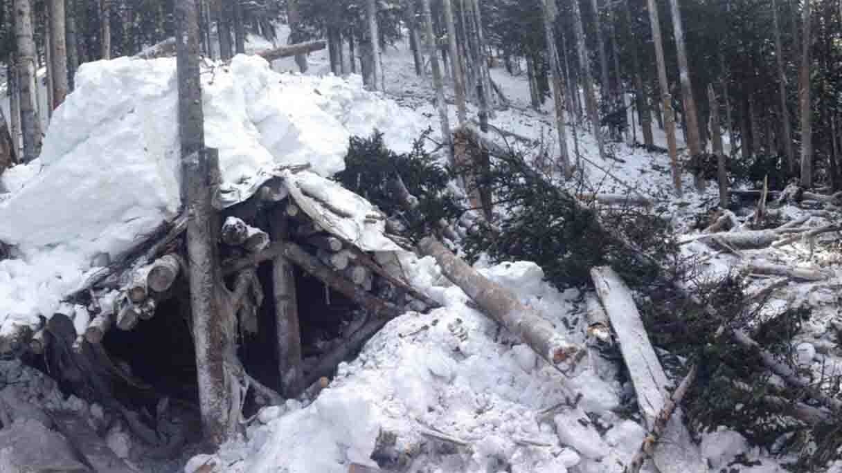 Leo's smoke shack, which once stood off the trails of Breckenridge ski resort in Colorado. In 2014, the U.S. Forest Service used explosives to demolish it.